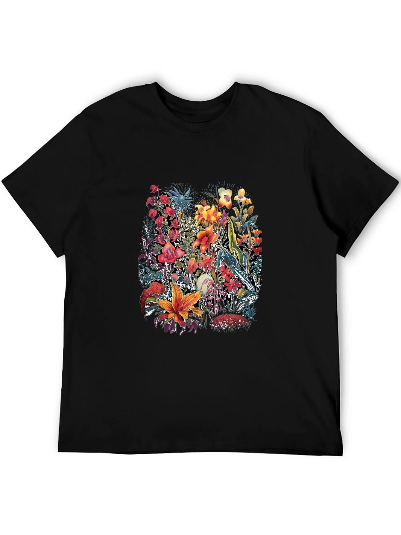 Floral Graphic T-Shirt - Unique Botanical Design