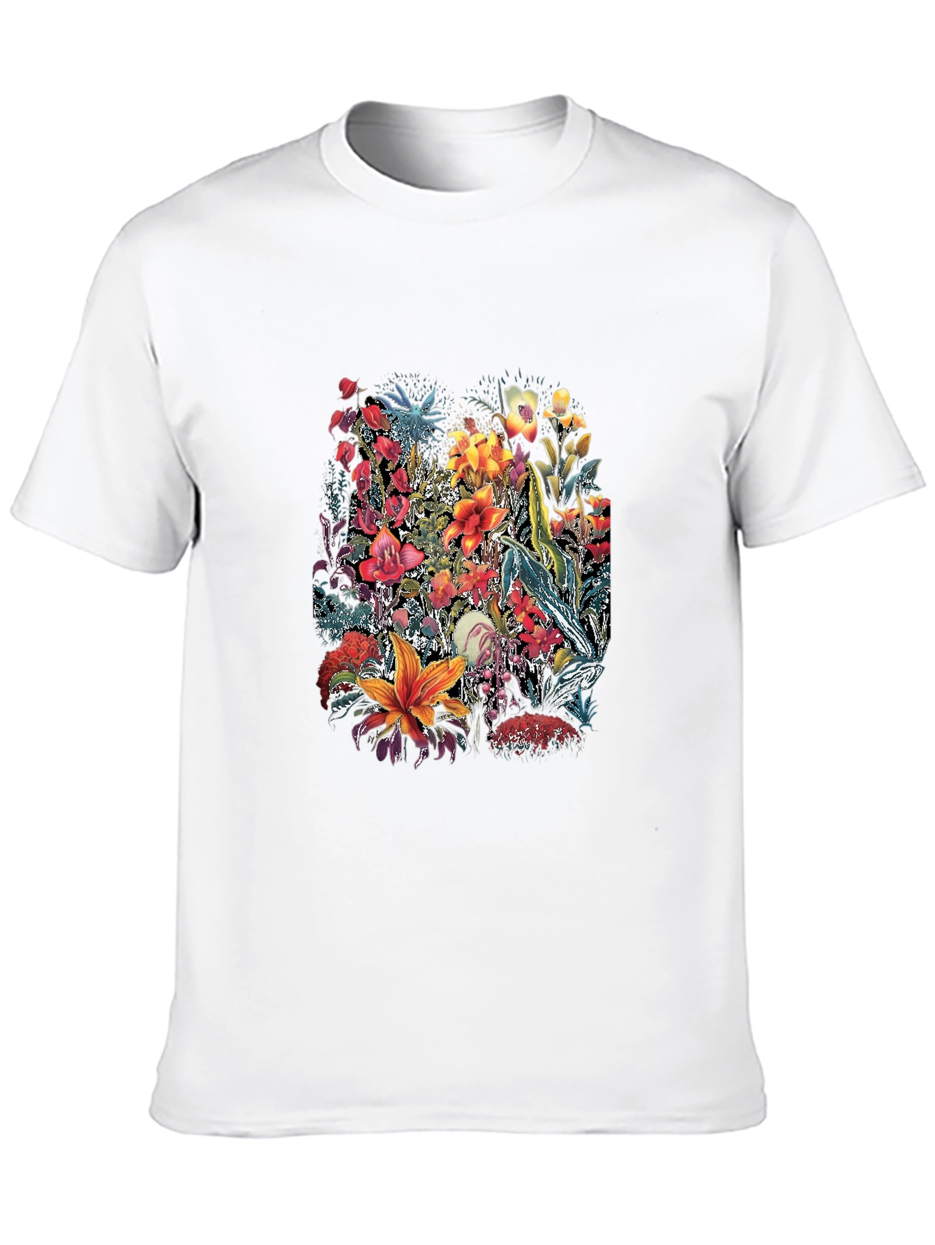 Floral Graphic T-Shirt - Unique Botanical Design