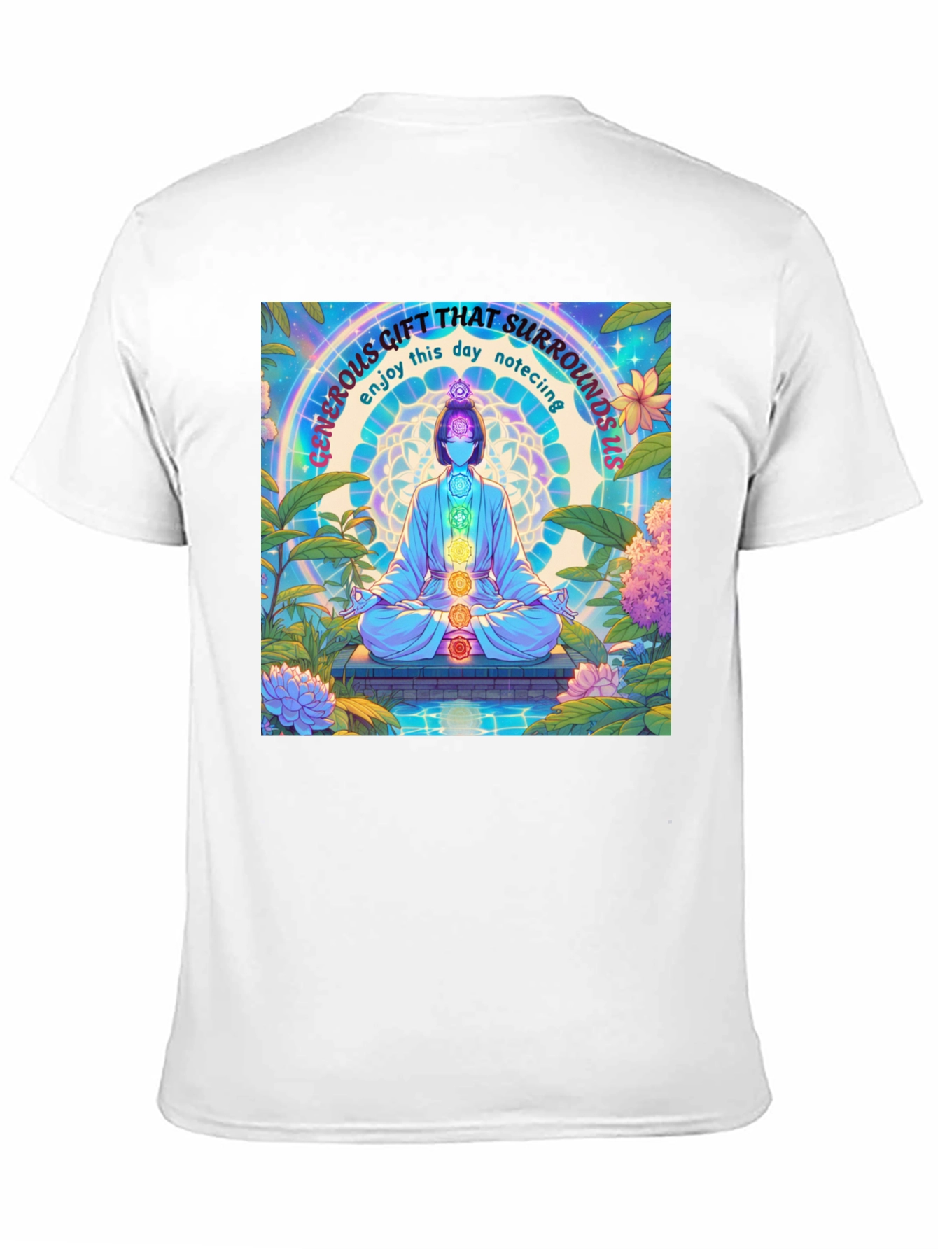 Mindfulness Chakra T-Shirt - Generous Gift Design