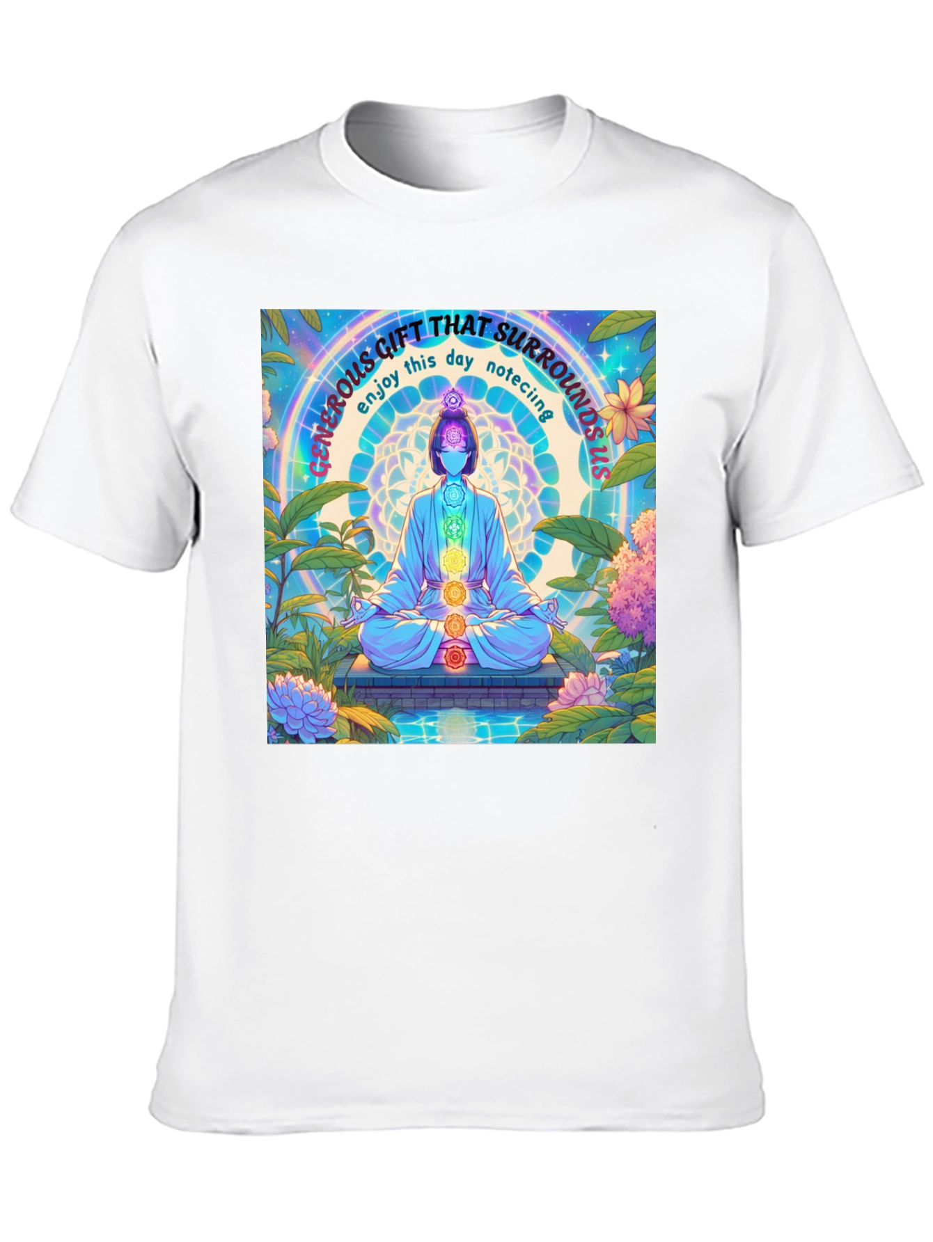 Mindfulness Chakra T-Shirt - Generous Gift Design