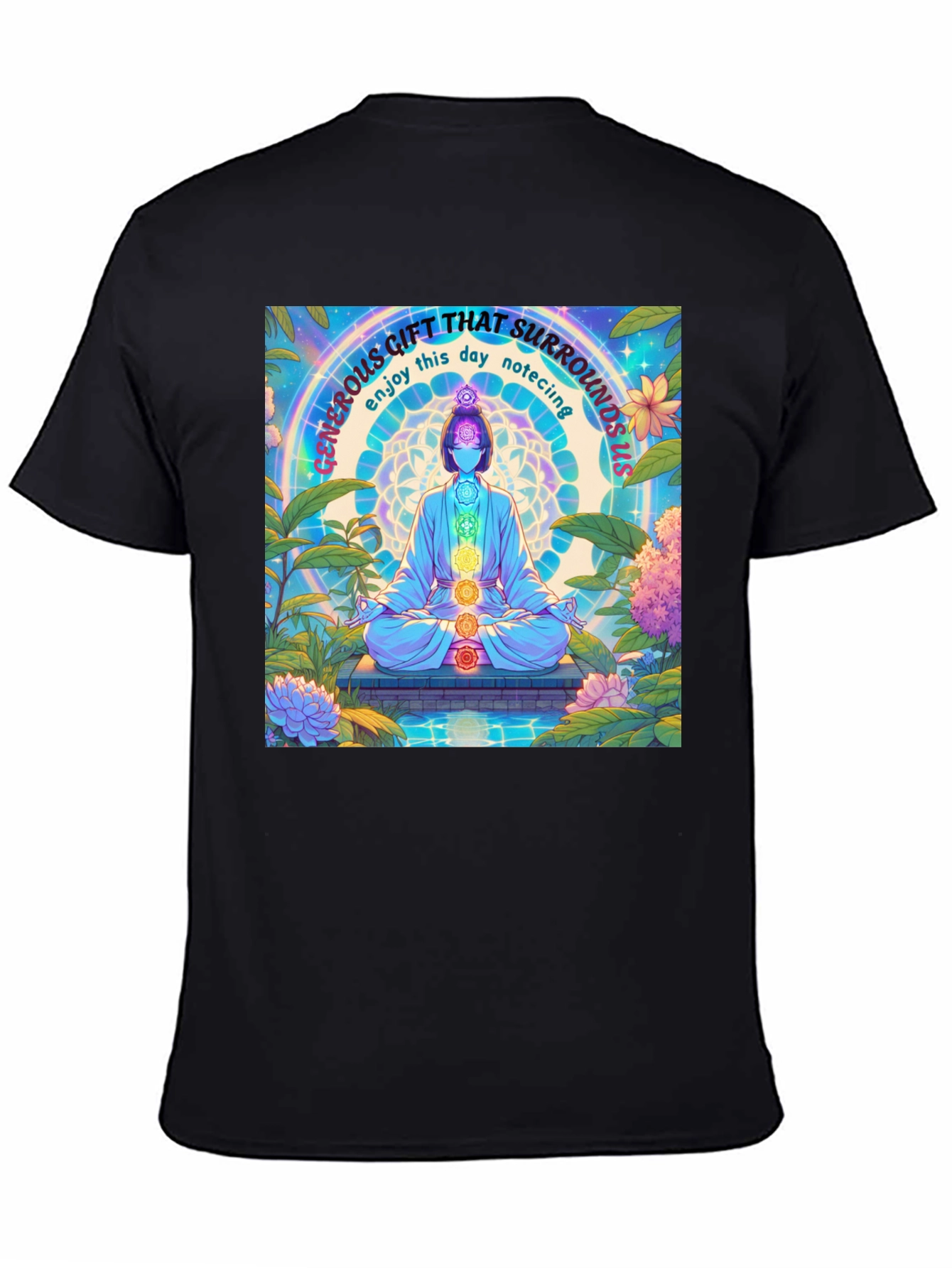 Mindfulness Chakra T-Shirt - Generous Gift Design
