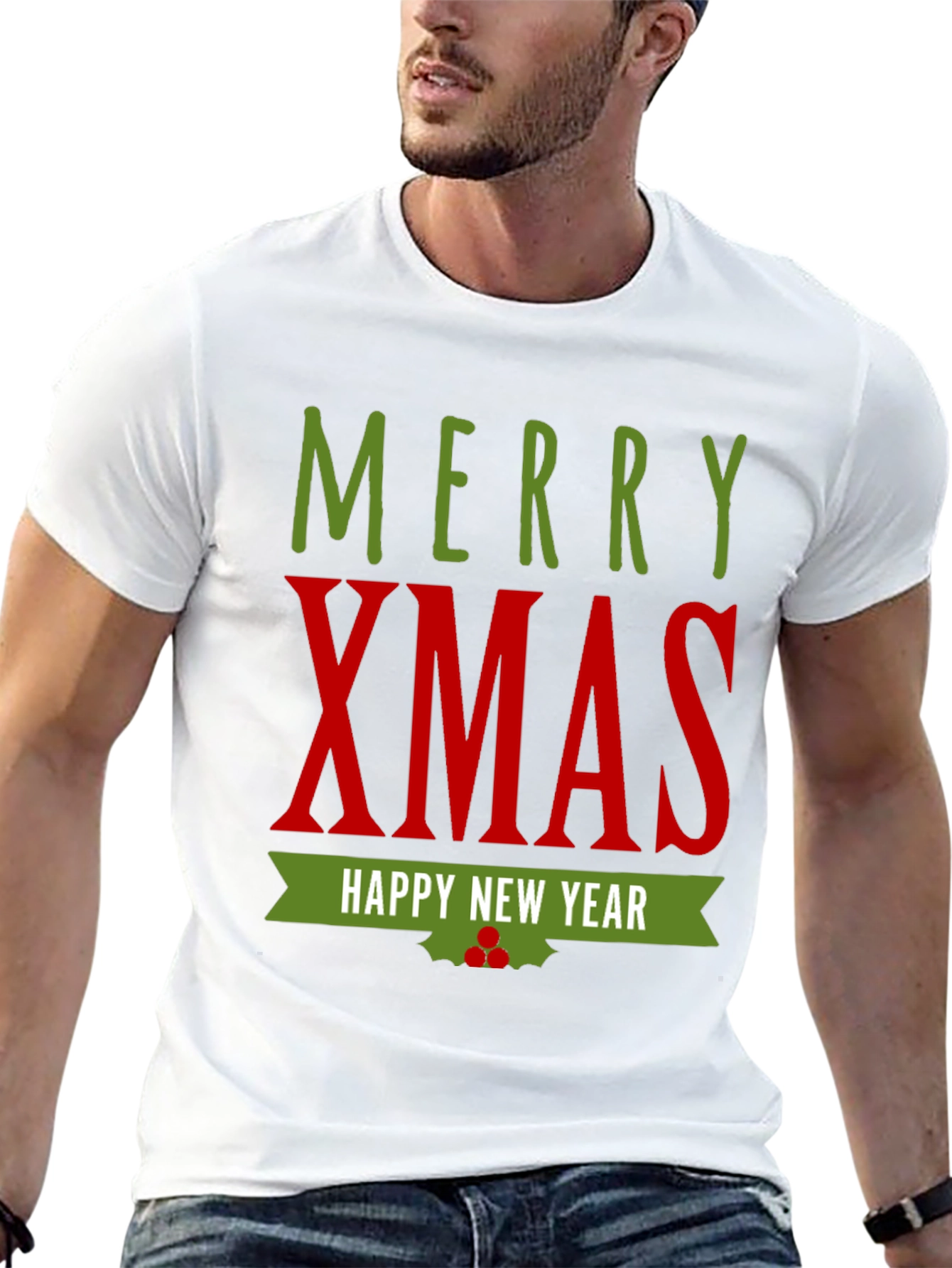 Merry Xmas Happy New Year Graphic T-Shirt