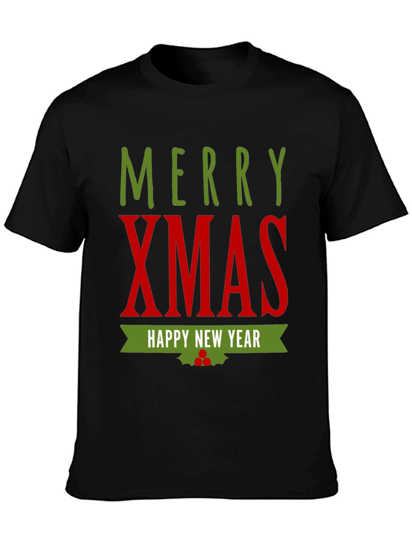 Merry Xmas Happy New Year Graphic T-Shirt