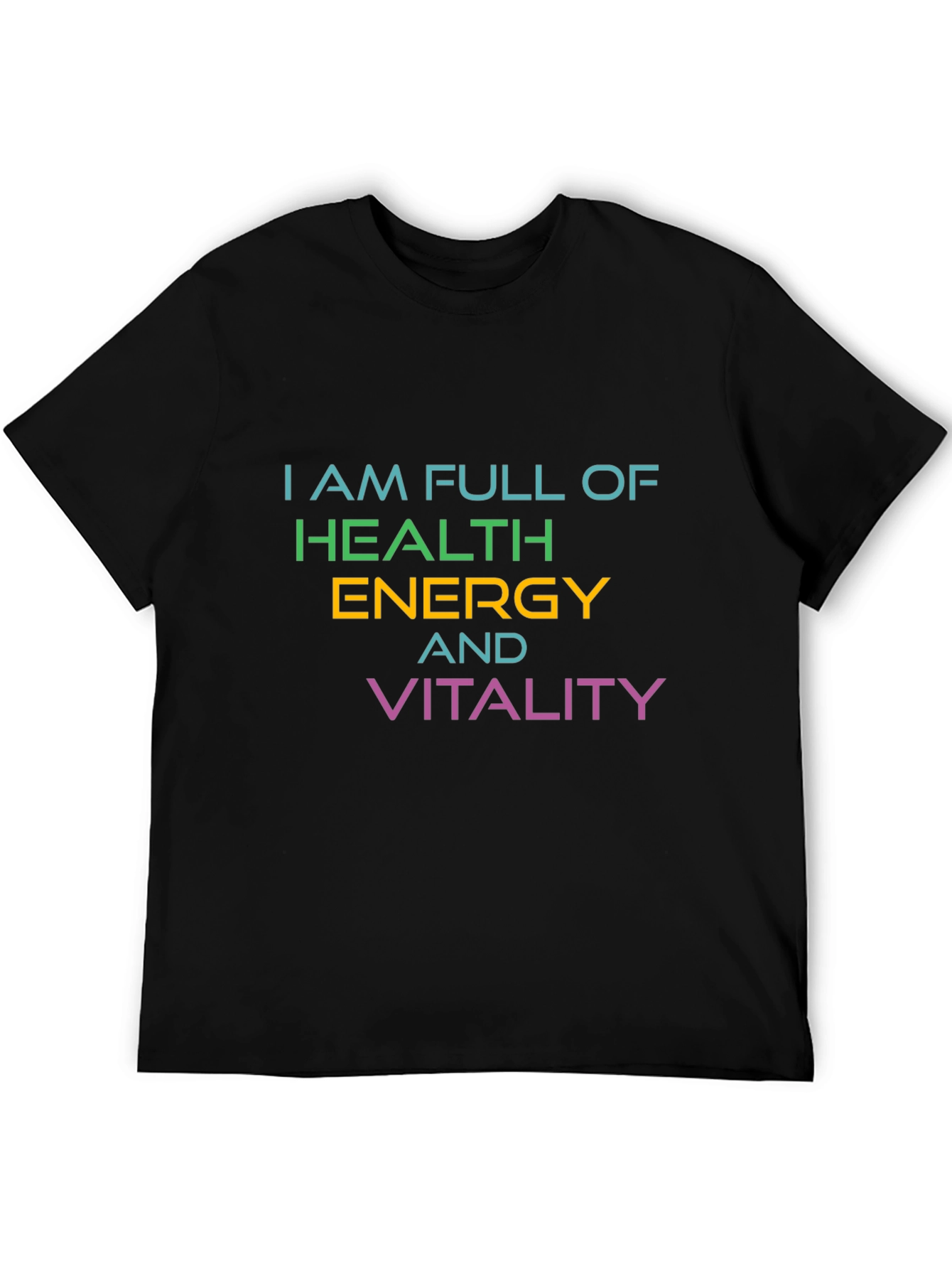 Full Of Health Energy Vitality Graphic T-Shirt