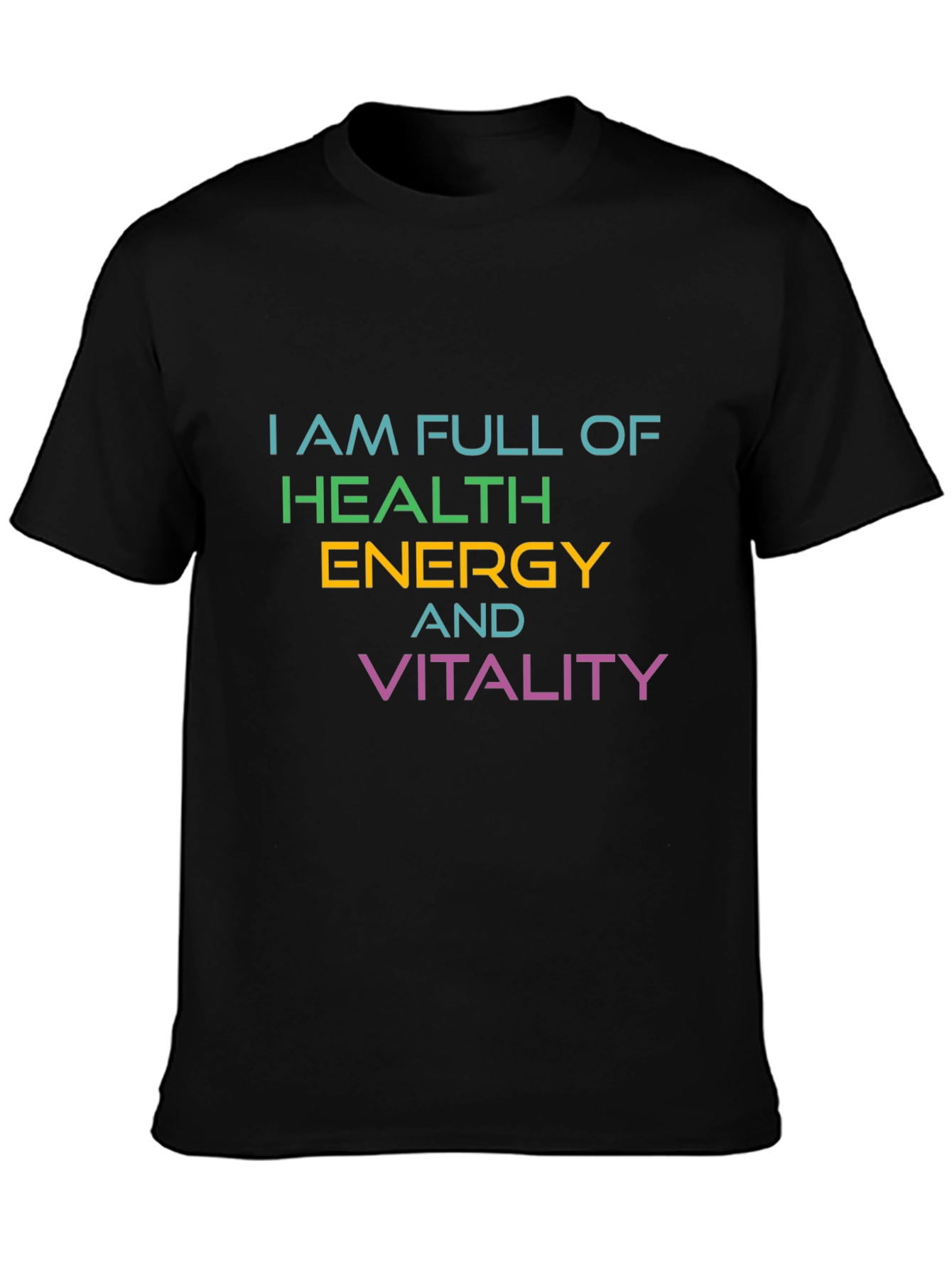 Full Of Health Energy Vitality Graphic T-Shirt