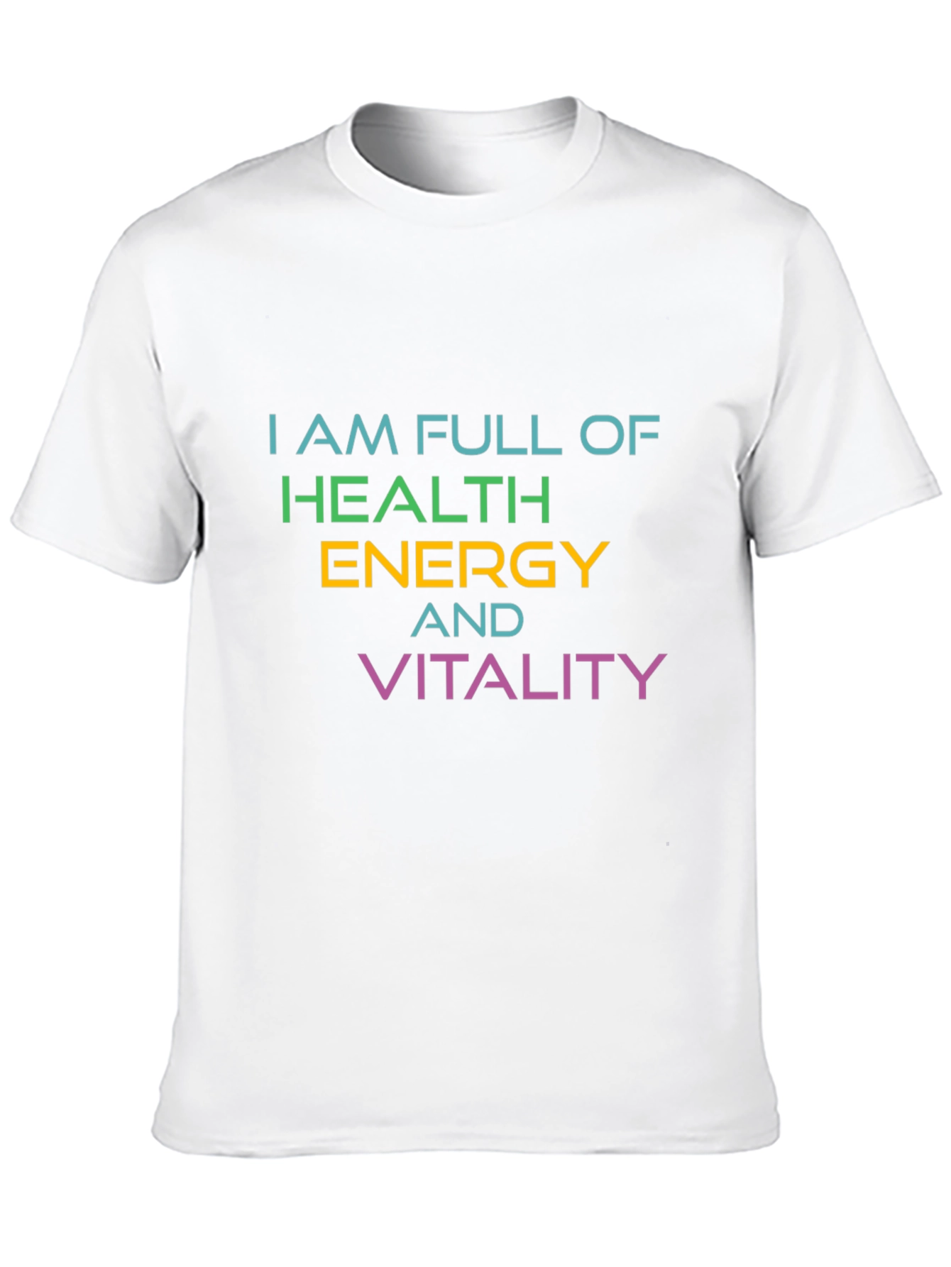 Full Of Health Energy Vitality Graphic T-Shirt