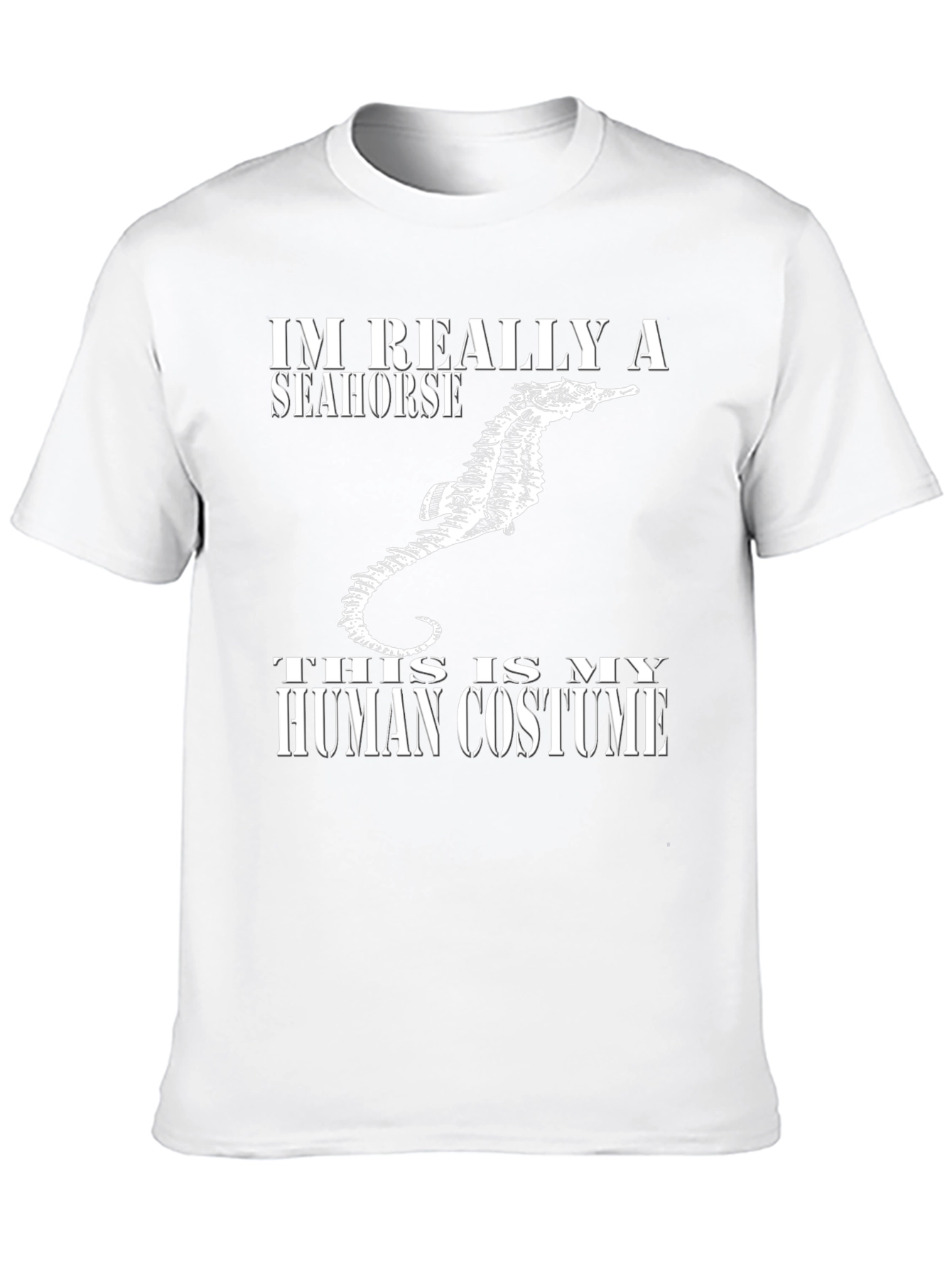 Funny Seahorse Human Costume T-Shirt