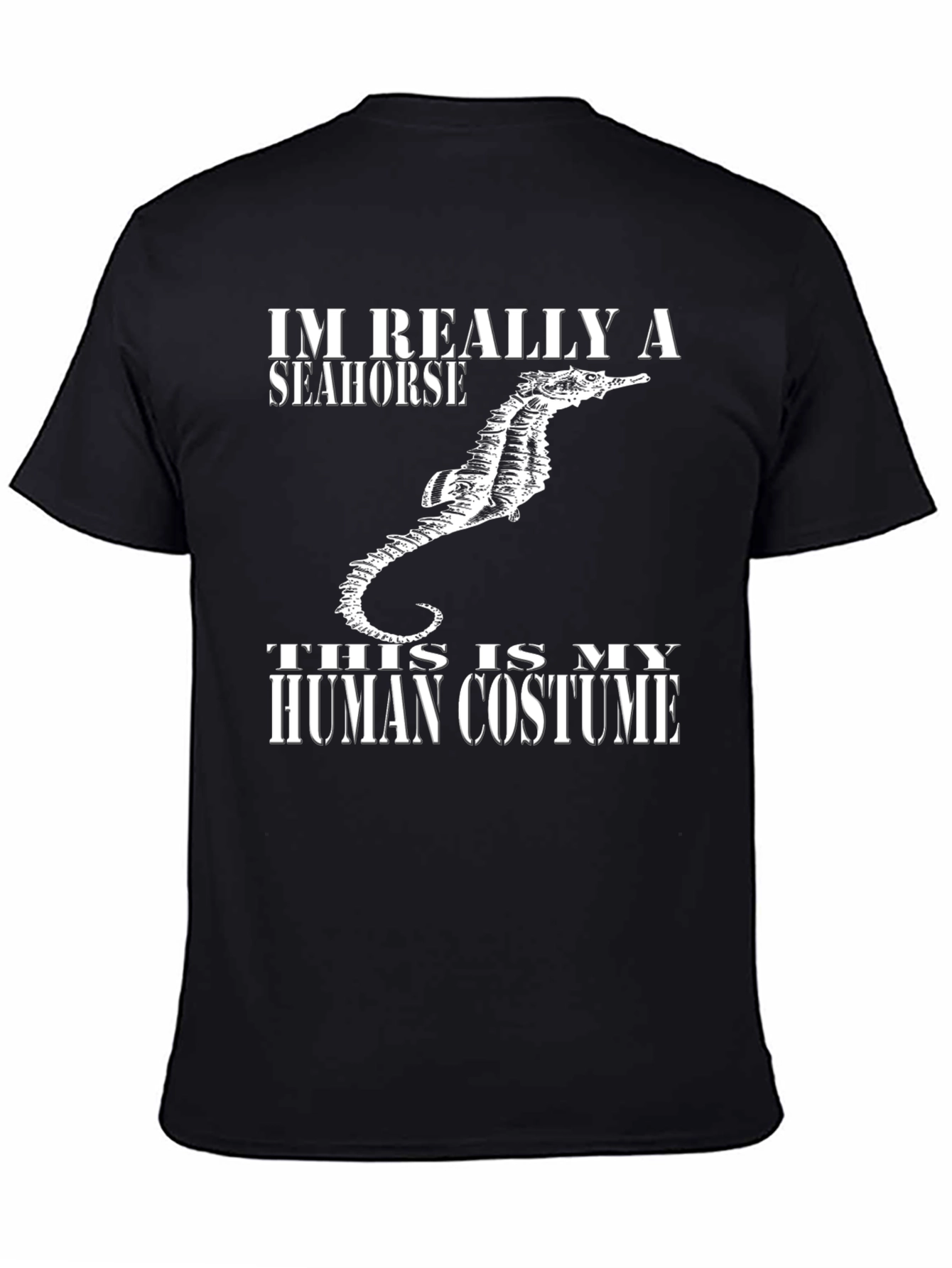 Funny Seahorse Human Costume T-Shirt