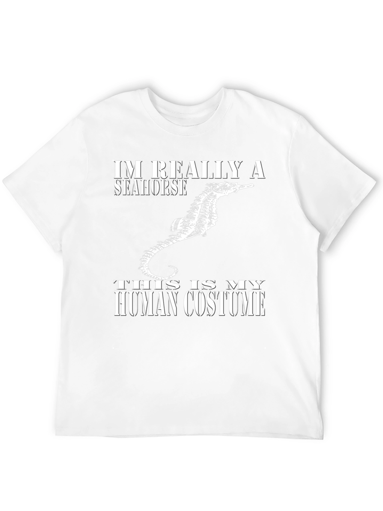 Funny Seahorse Human Costume T-Shirt