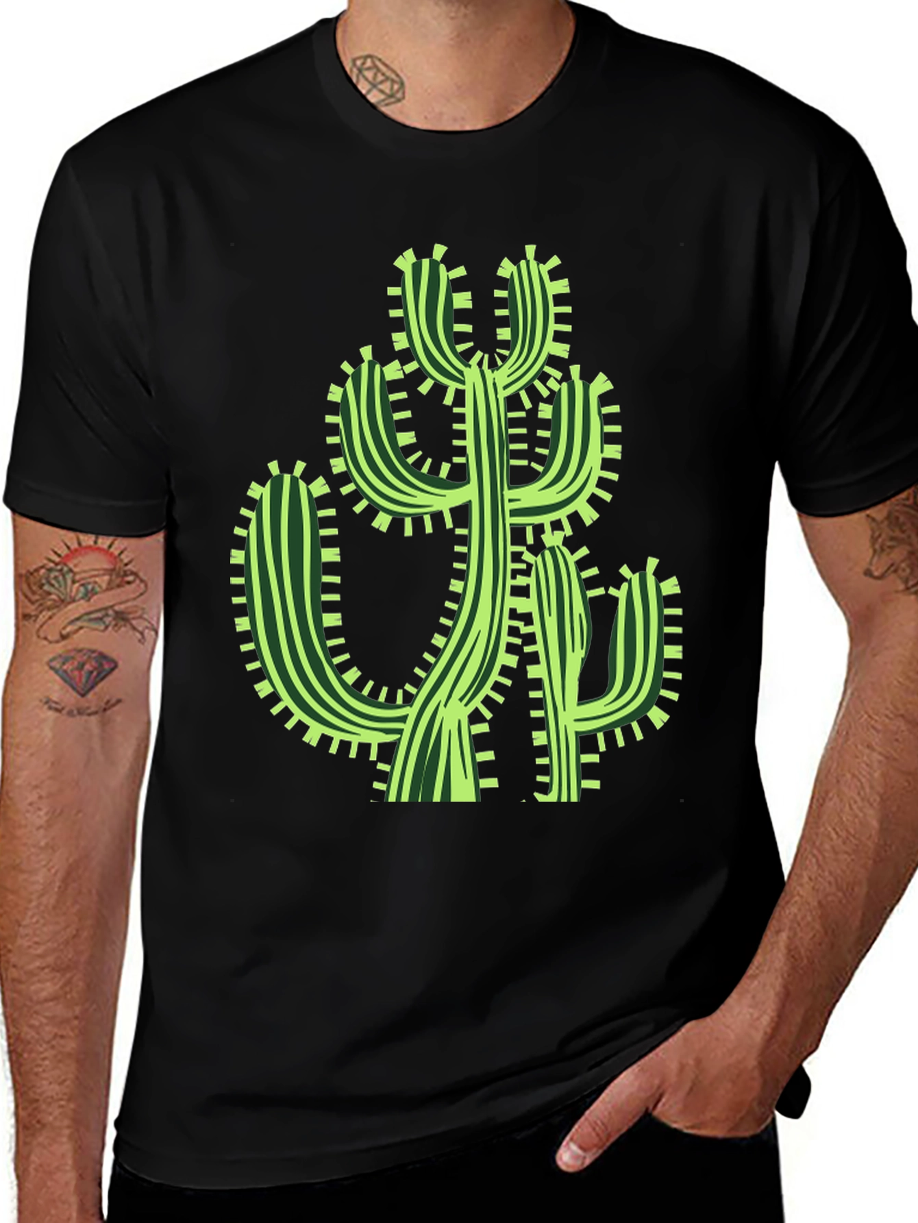 Cactus Graphic T-Shirt - Desert Style Tee
