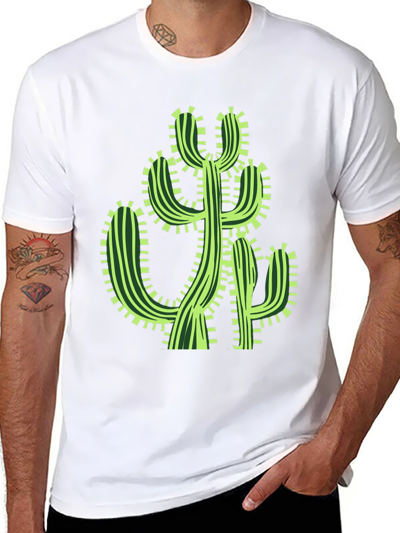 Cactus Graphic T-Shirt - Desert Style Tee