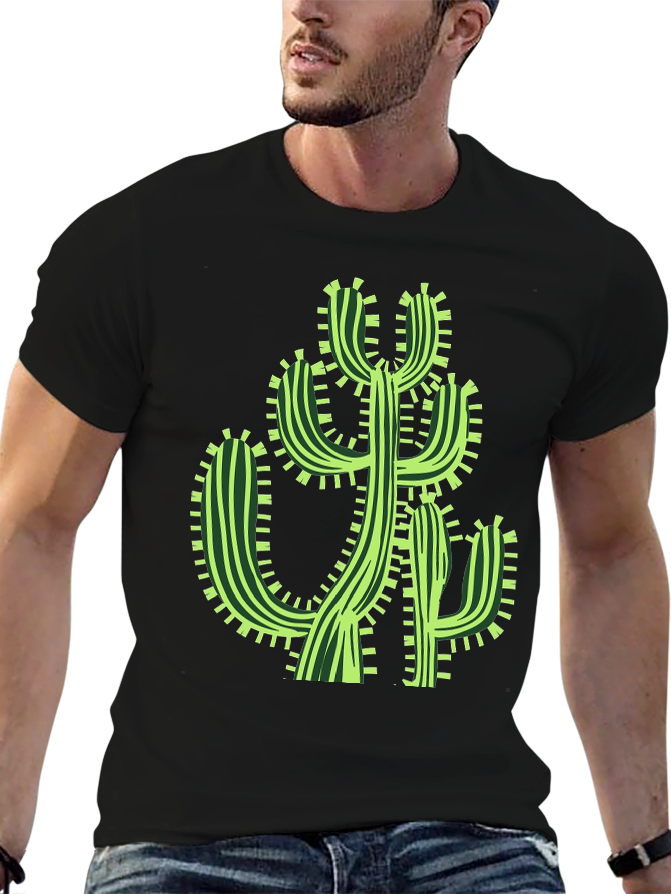 Cactus Graphic T-Shirt - Desert Style Tee