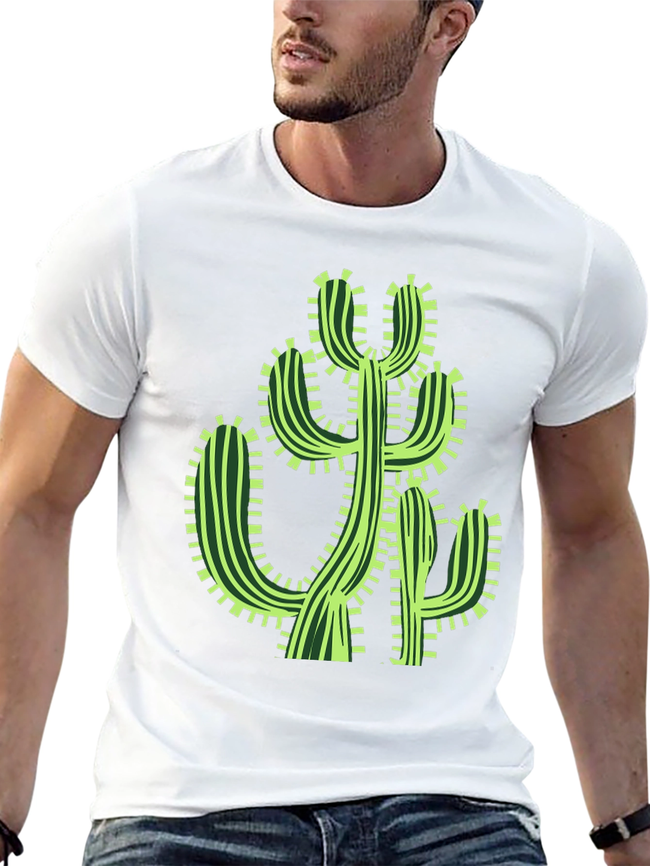 Cactus Graphic T-Shirt - Desert Style Tee