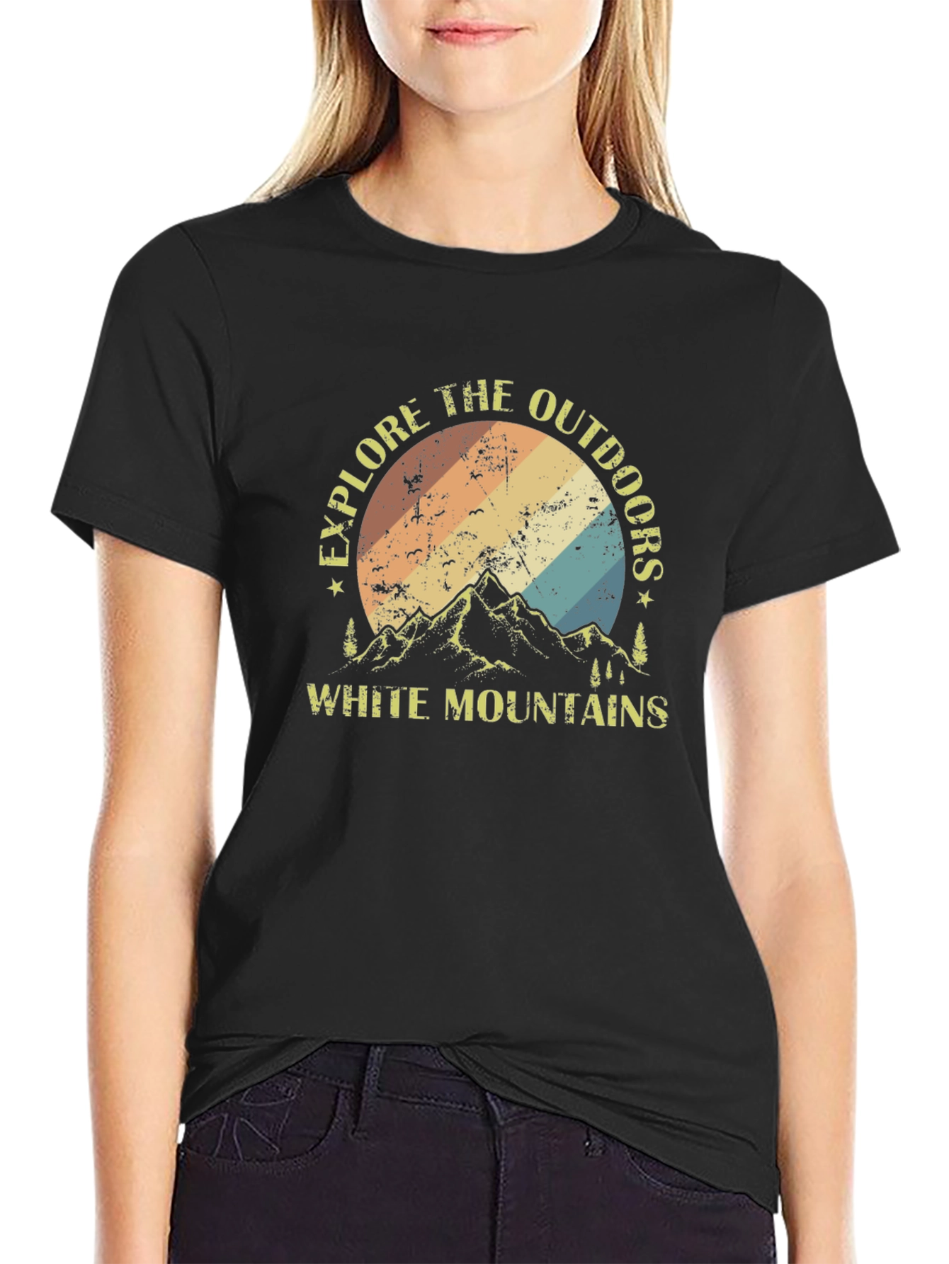 Explore the Outdoors White Mountains Graphic Tee