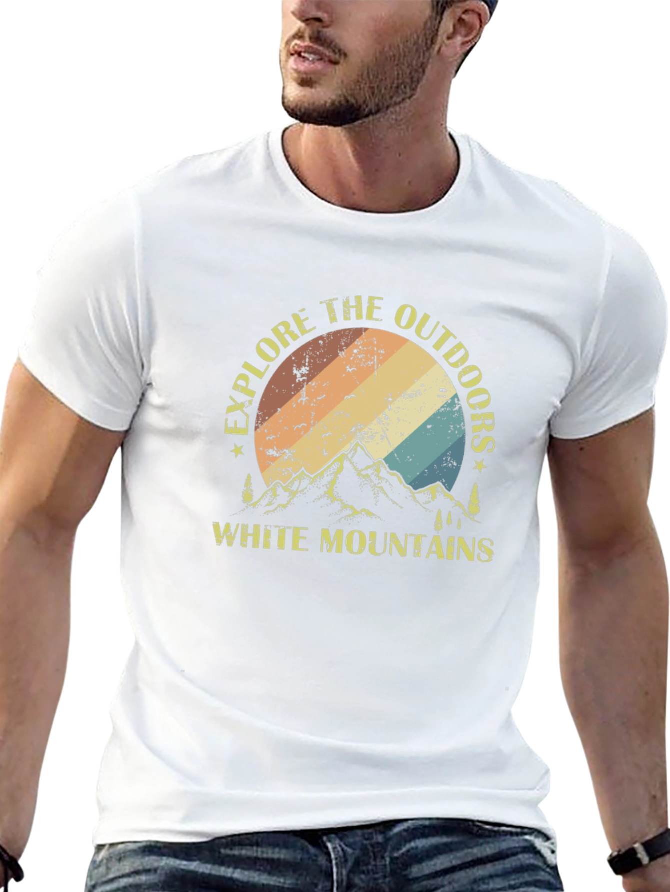 Explore the Outdoors White Mountains Graphic Tee
