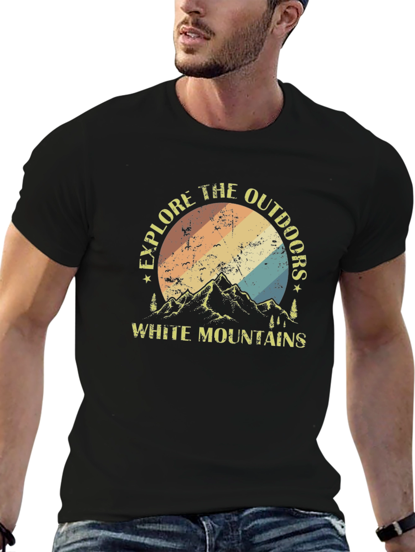 Explore the Outdoors White Mountains Graphic Tee