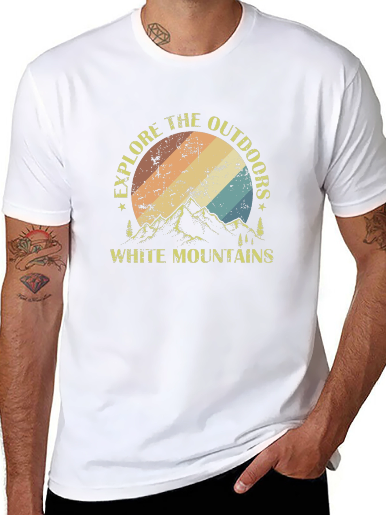 Explore the Outdoors White Mountains Graphic Tee