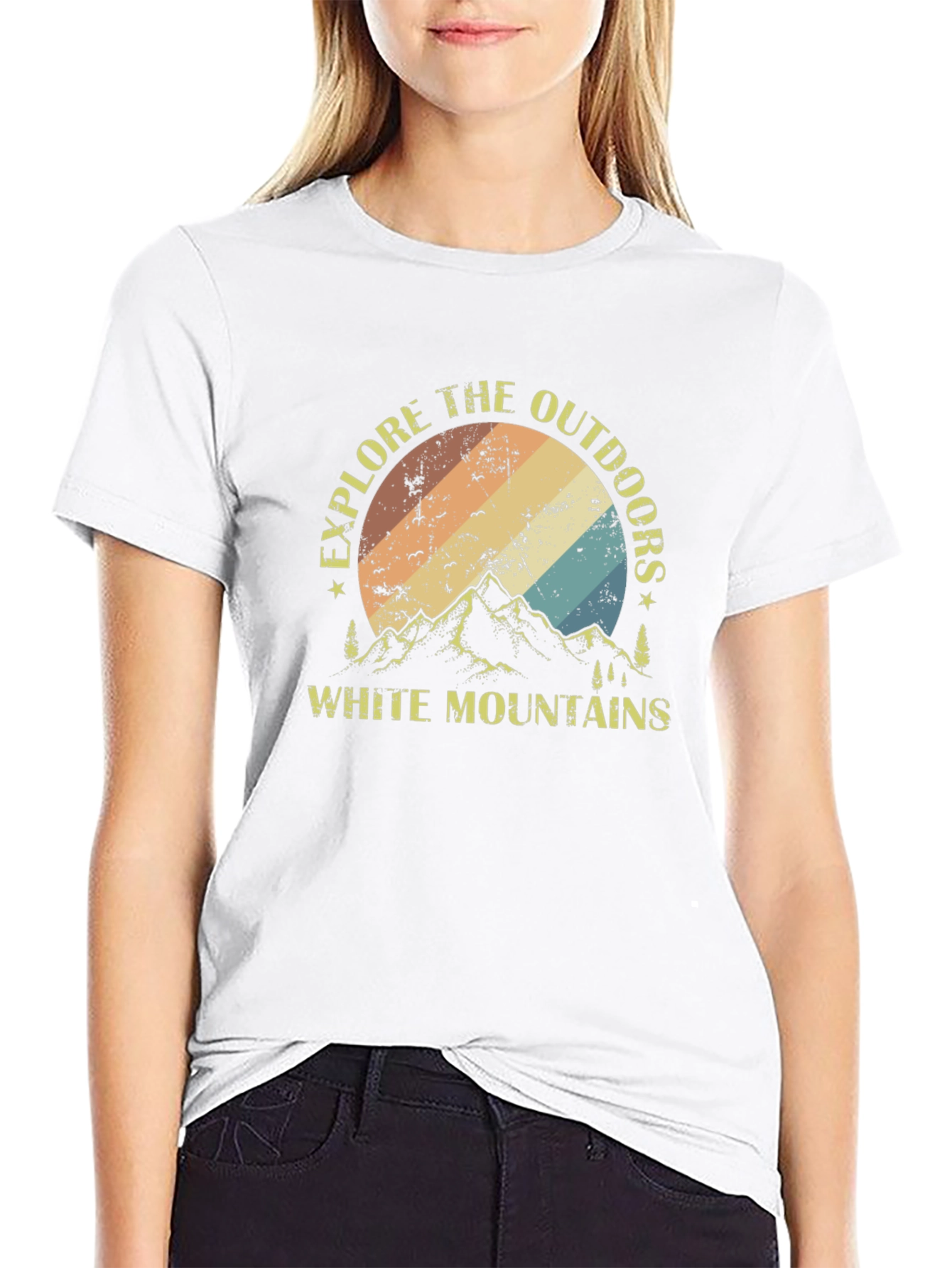 Explore the Outdoors White Mountains Graphic Tee