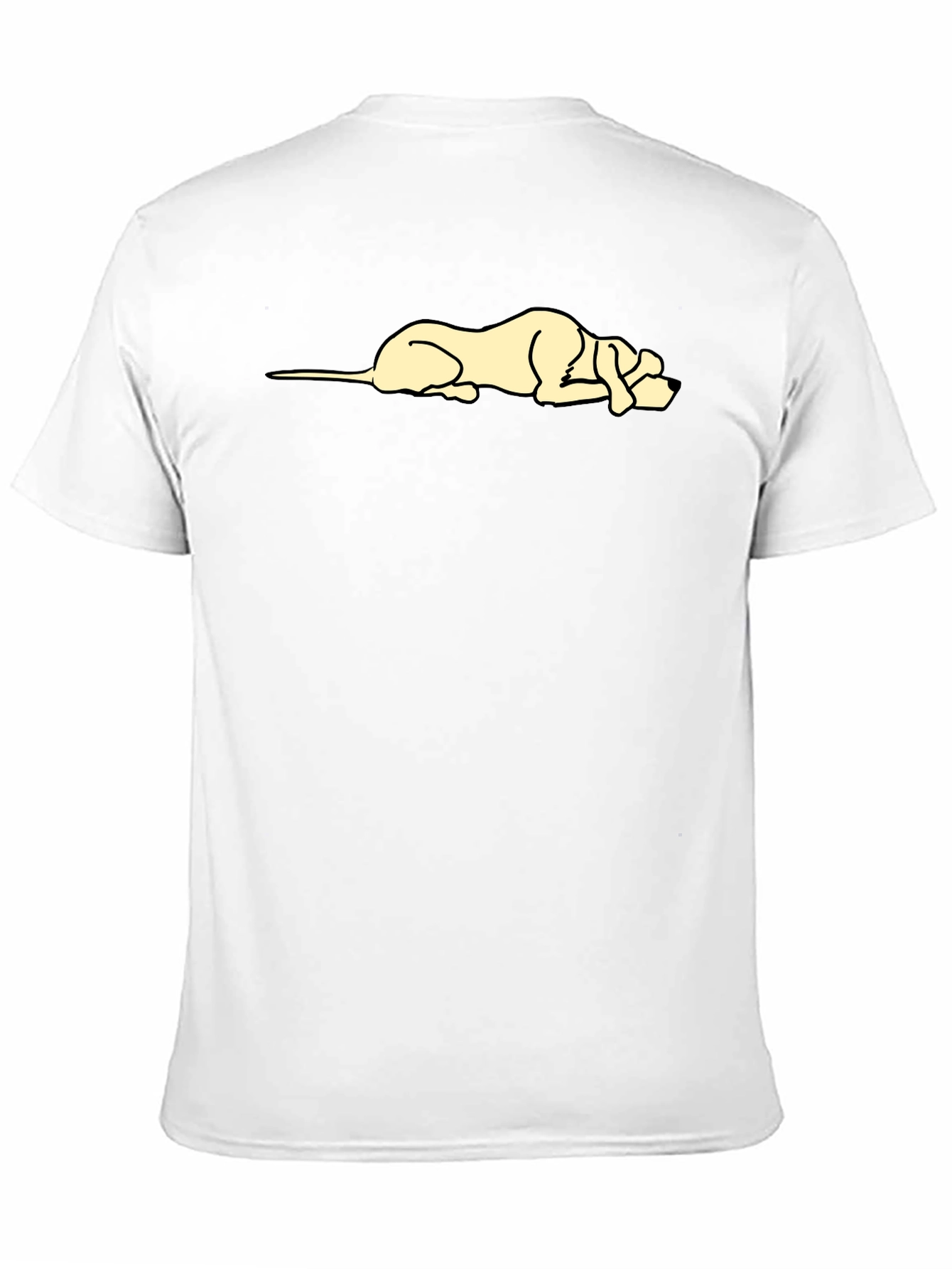 Lazy Dog Graphic Tee - Unisex Black T-Shirt