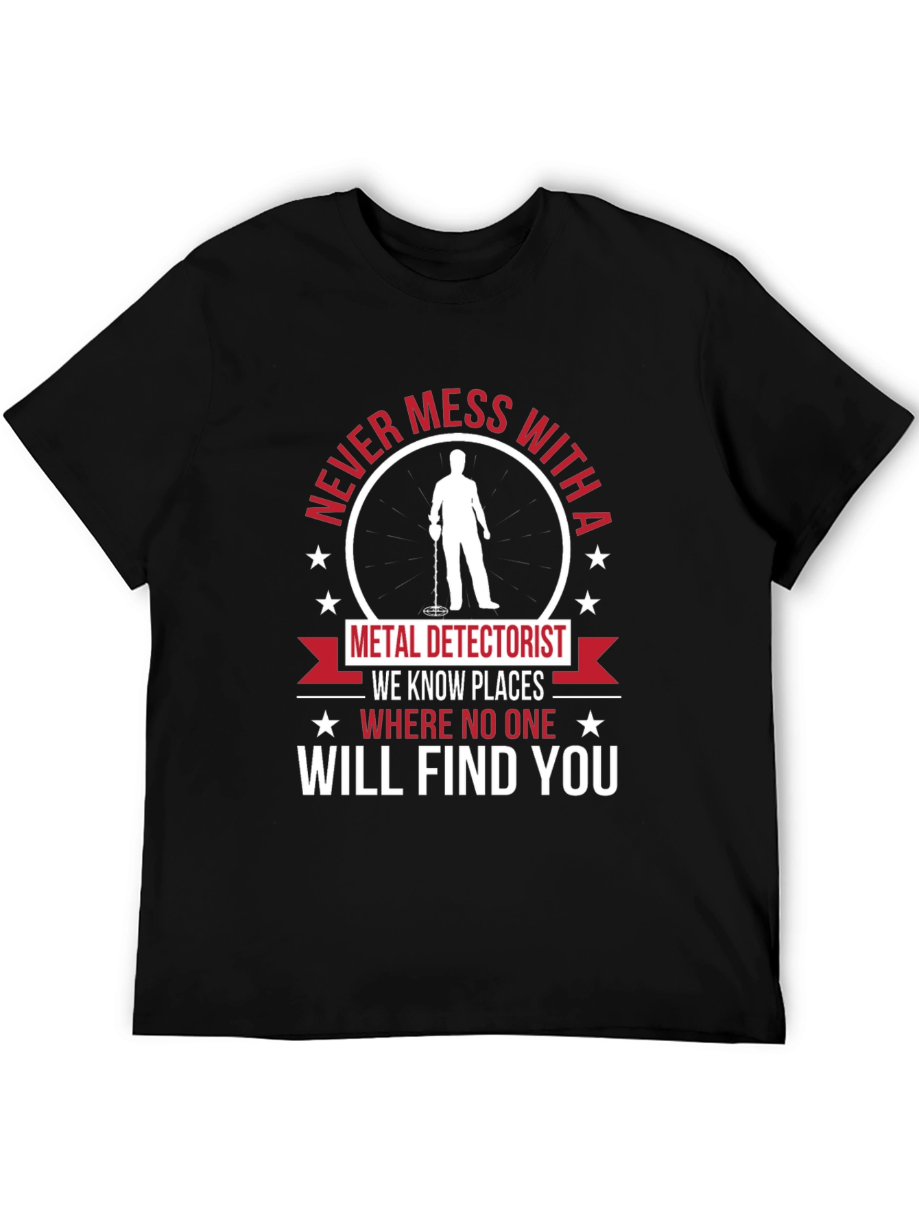 Metal Detectorist Graphic T-Shirt