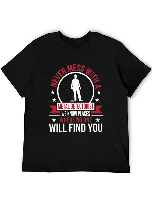 Metal Detectorist Graphic T-Shirt