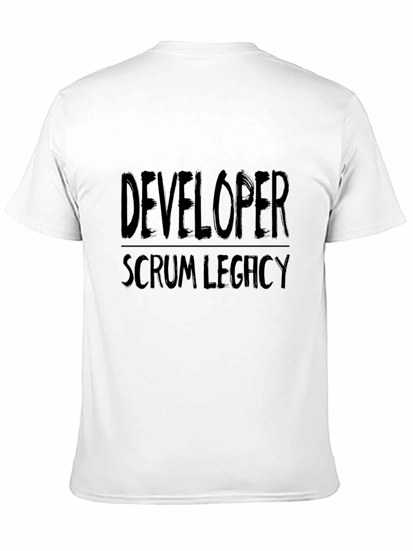 Developer Scrum Legacy Black T-Shirt