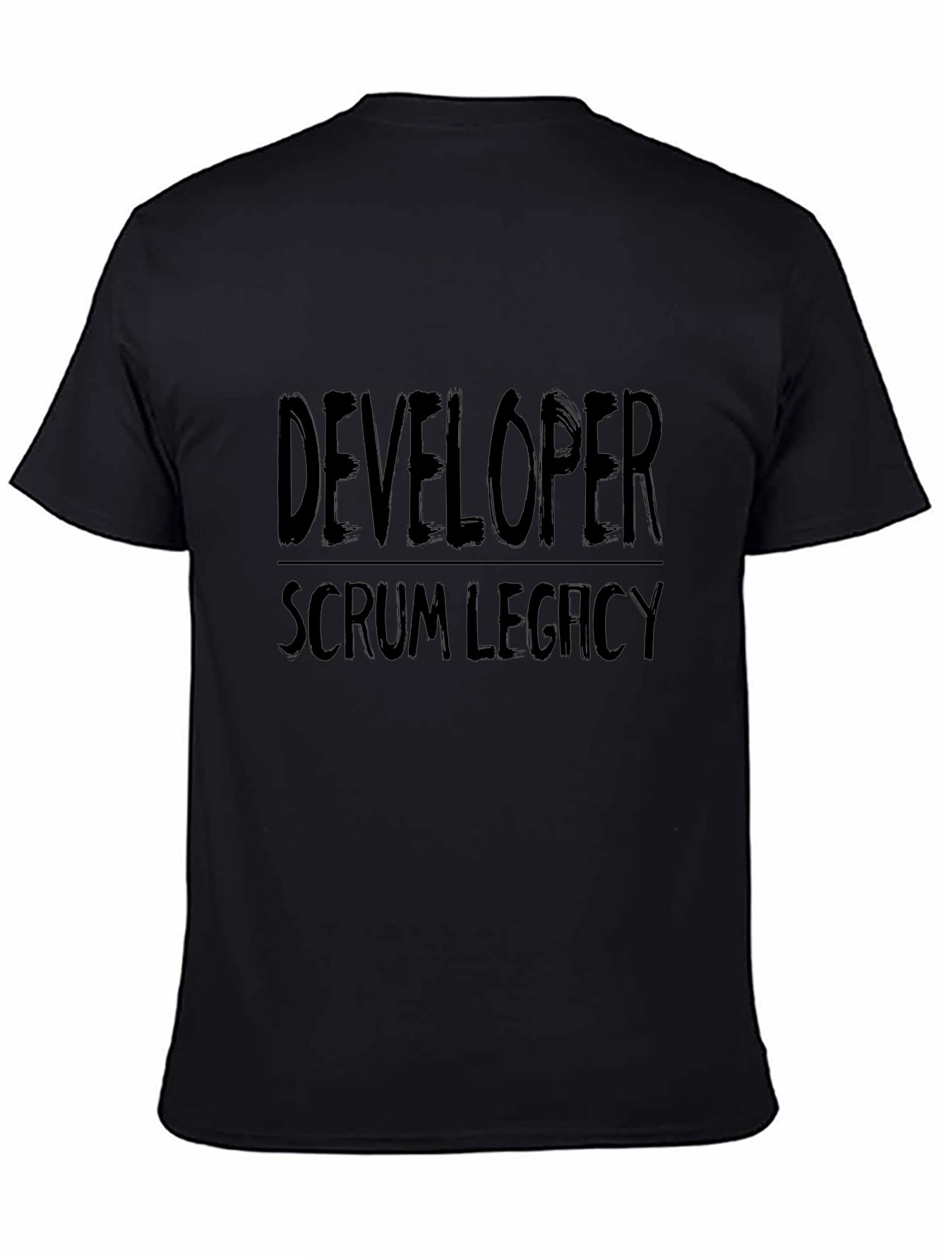 Developer Scrum Legacy Black T-Shirt