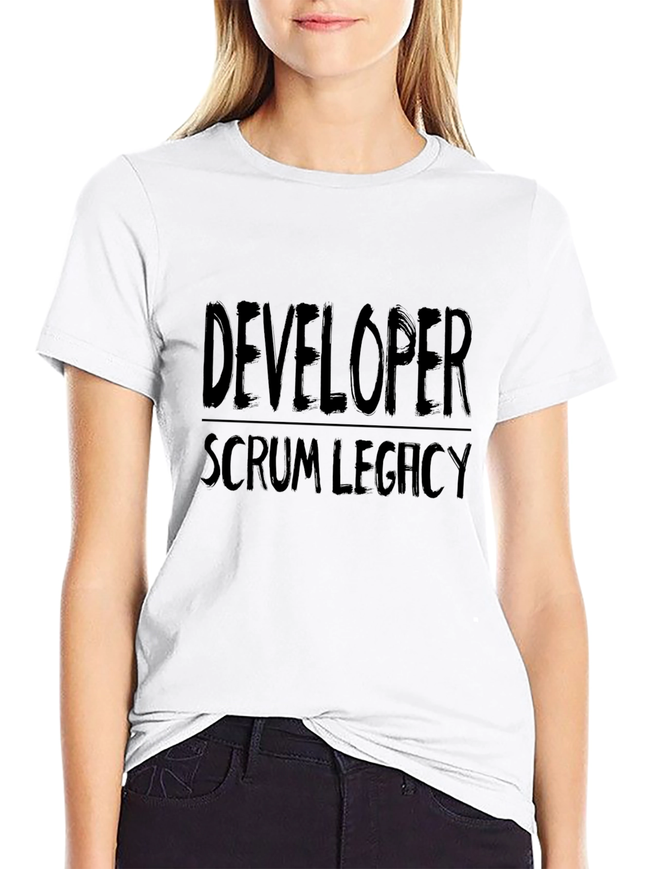 Developer Scrum Legacy Black T-Shirt