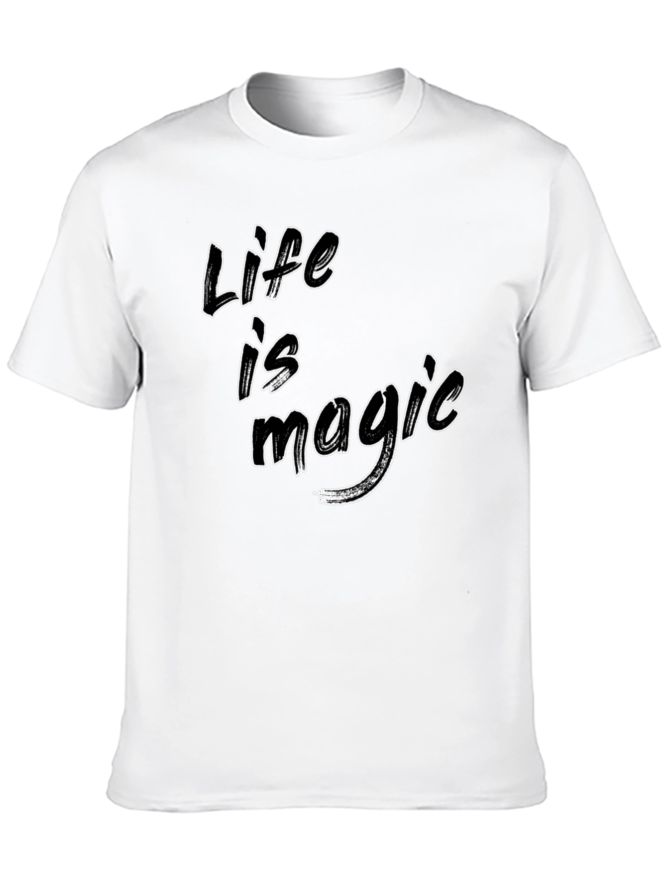 Life is Magic Black Graphic Tee