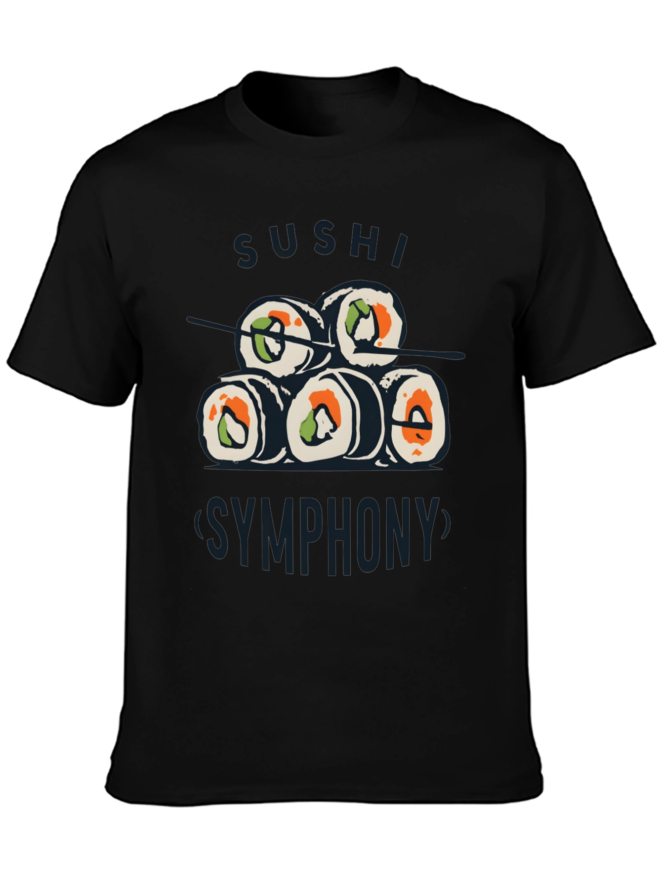 Sushi Symphony T-Shirt - Unique Foodie Tee