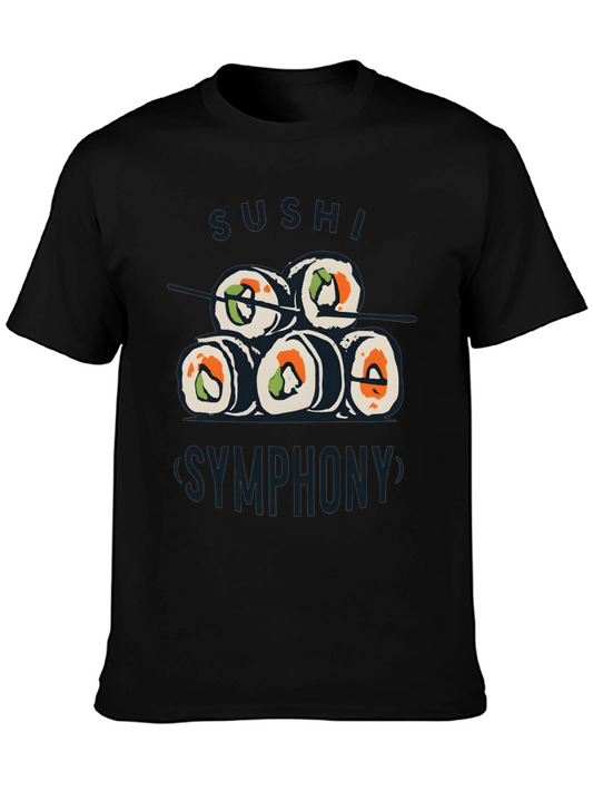 Sushi Symphony T-Shirt - Unique Foodie Tee