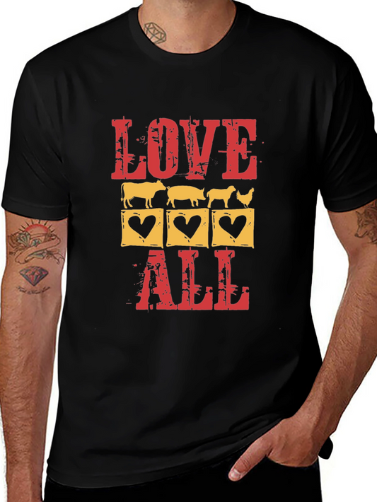 Love All Farm Animals Graphic T-Shirt