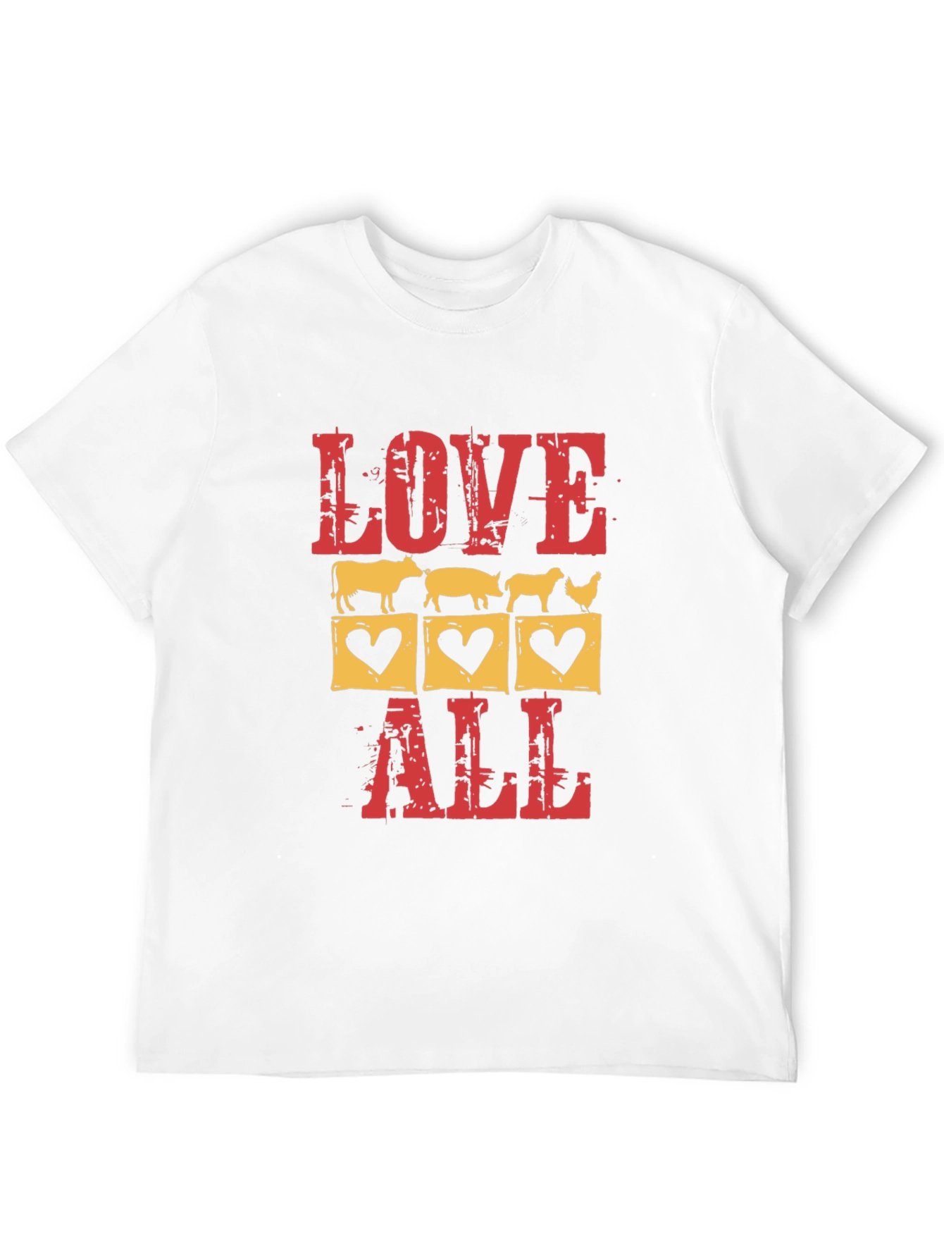 Love All Farm Animals Graphic T-Shirt