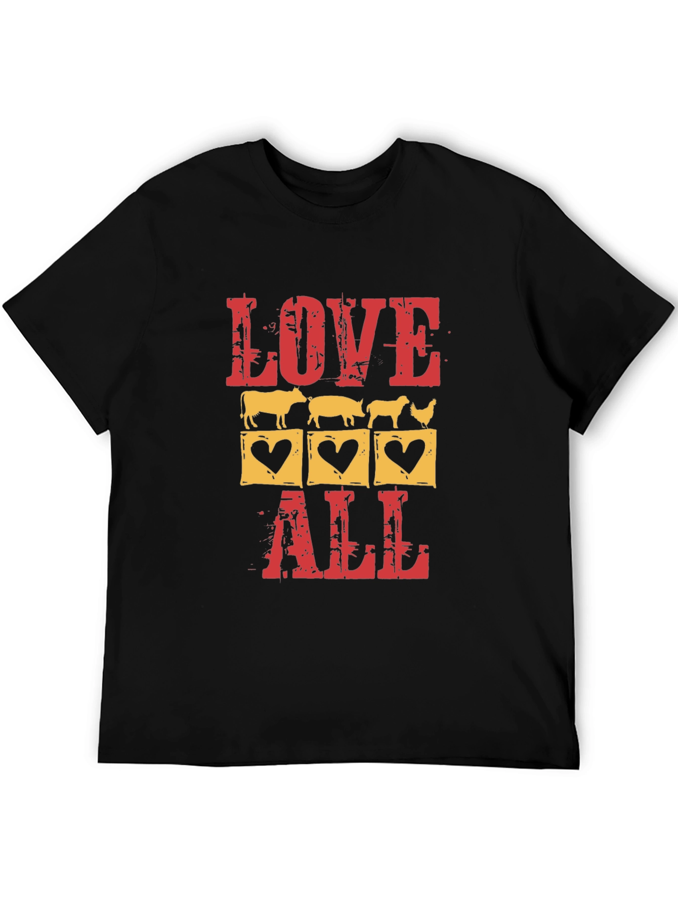 Love All Farm Animals Graphic T-Shirt