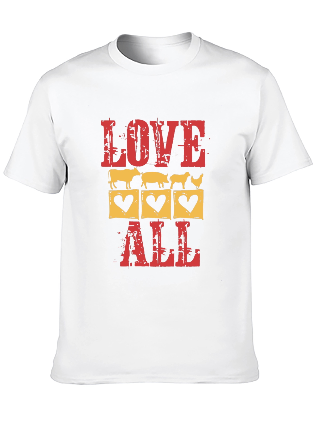 Love All Farm Animals Graphic T-Shirt