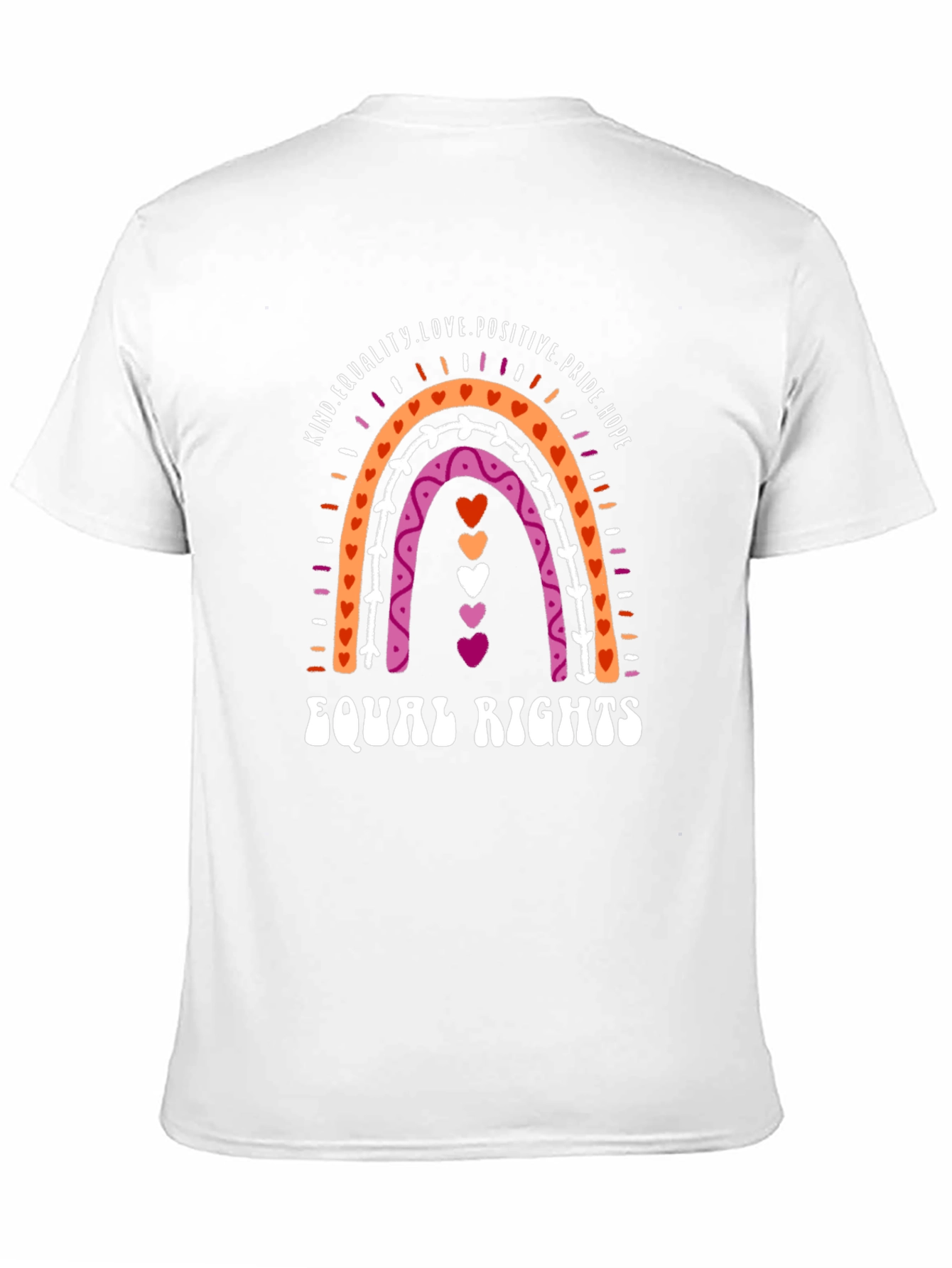 Lesbian Pride Rainbow Equal Rights T-Shirt