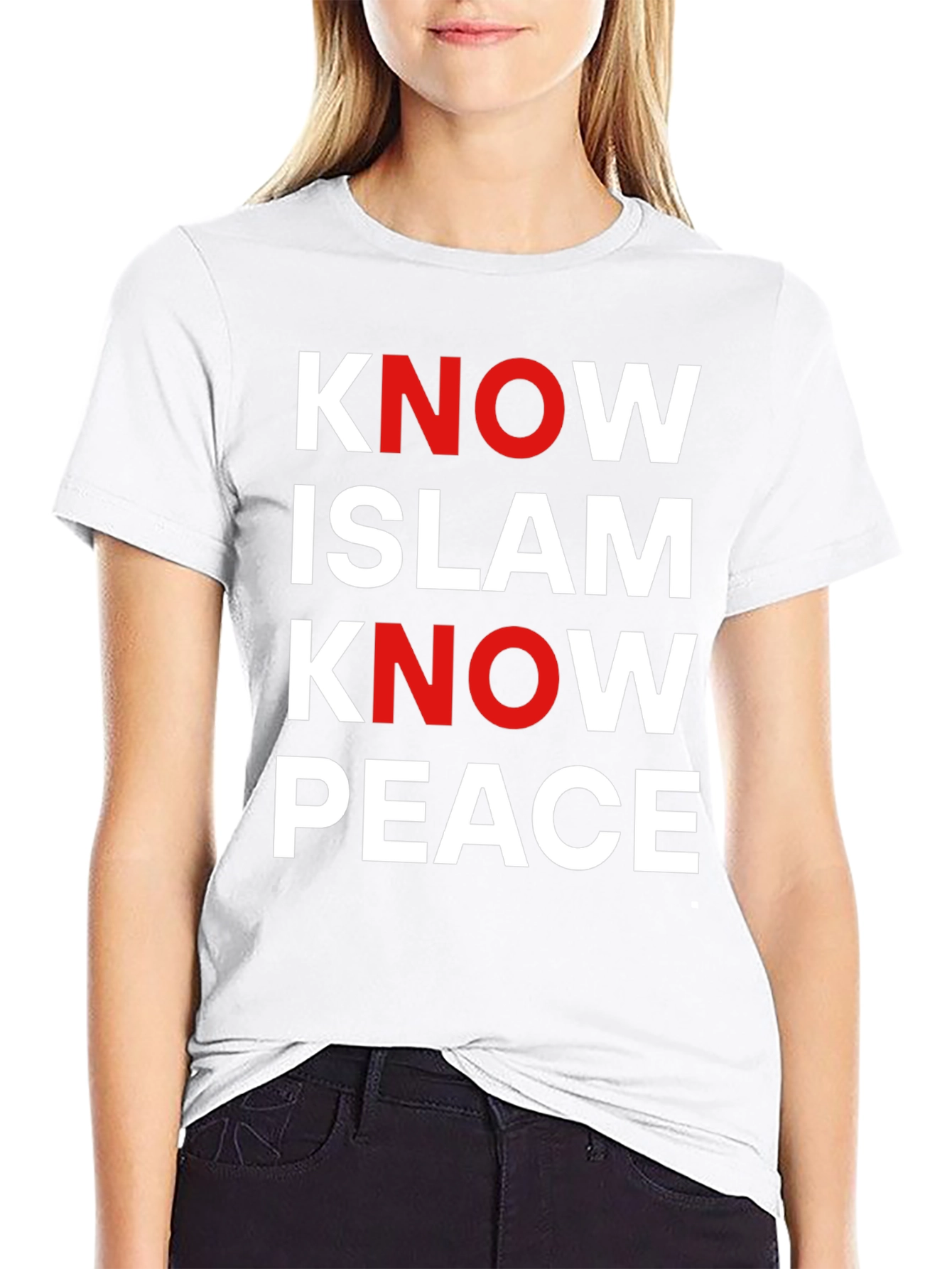 Know Islam Know Peace Graphic Tee - Black