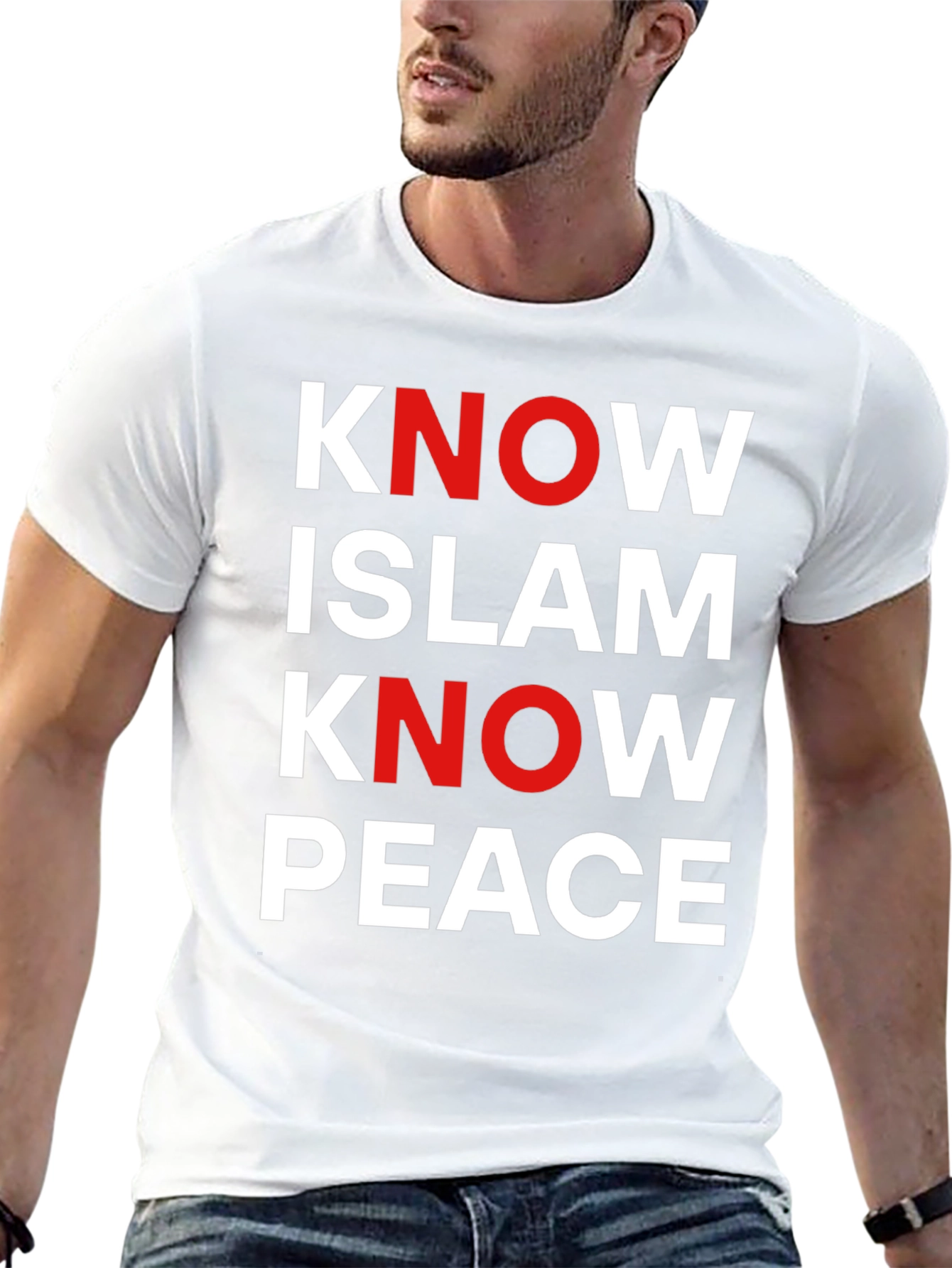 Know Islam Know Peace Graphic Tee - Black