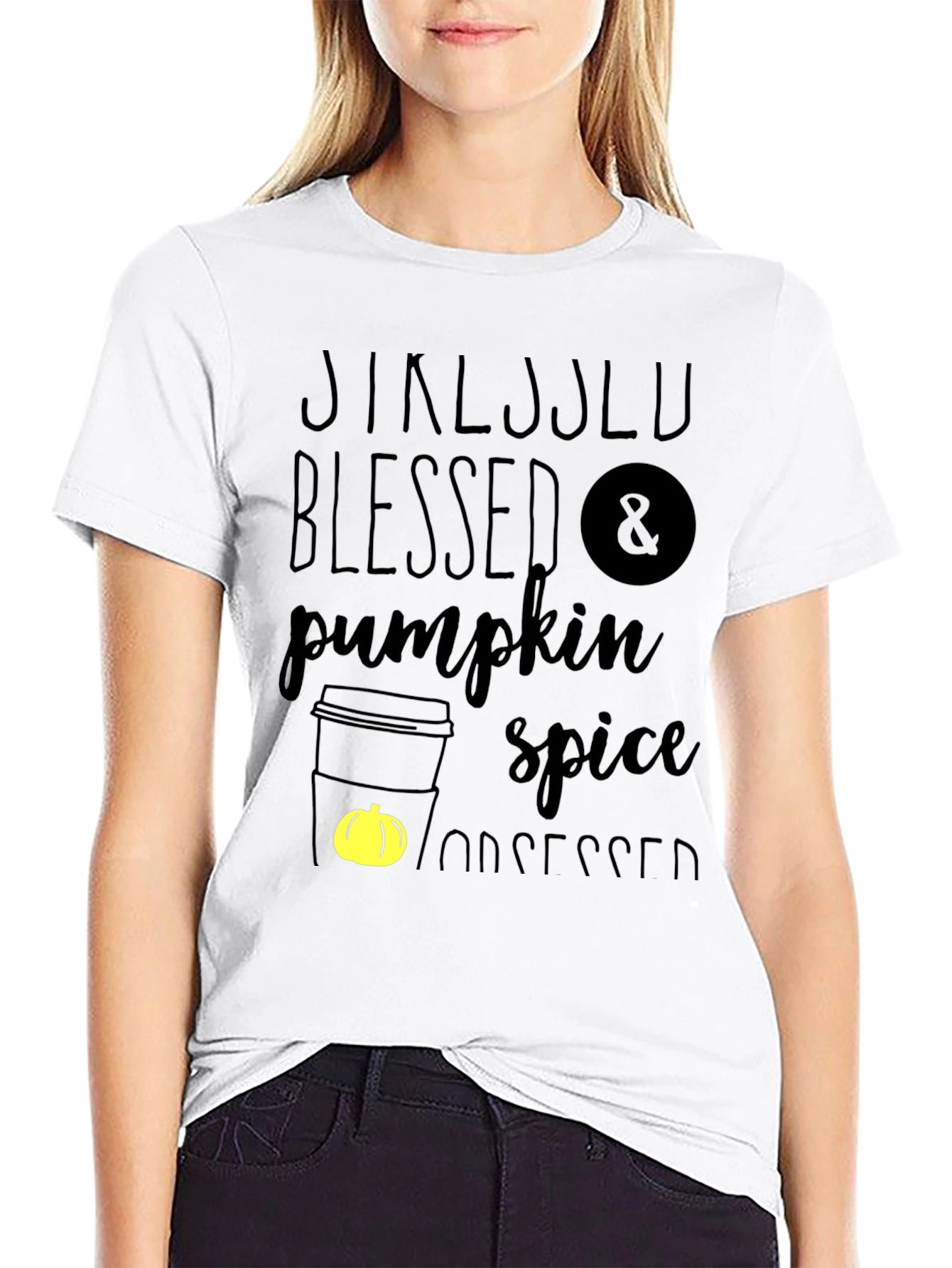 Blessed Pumpkin Spice Obsessed Graphic Tee