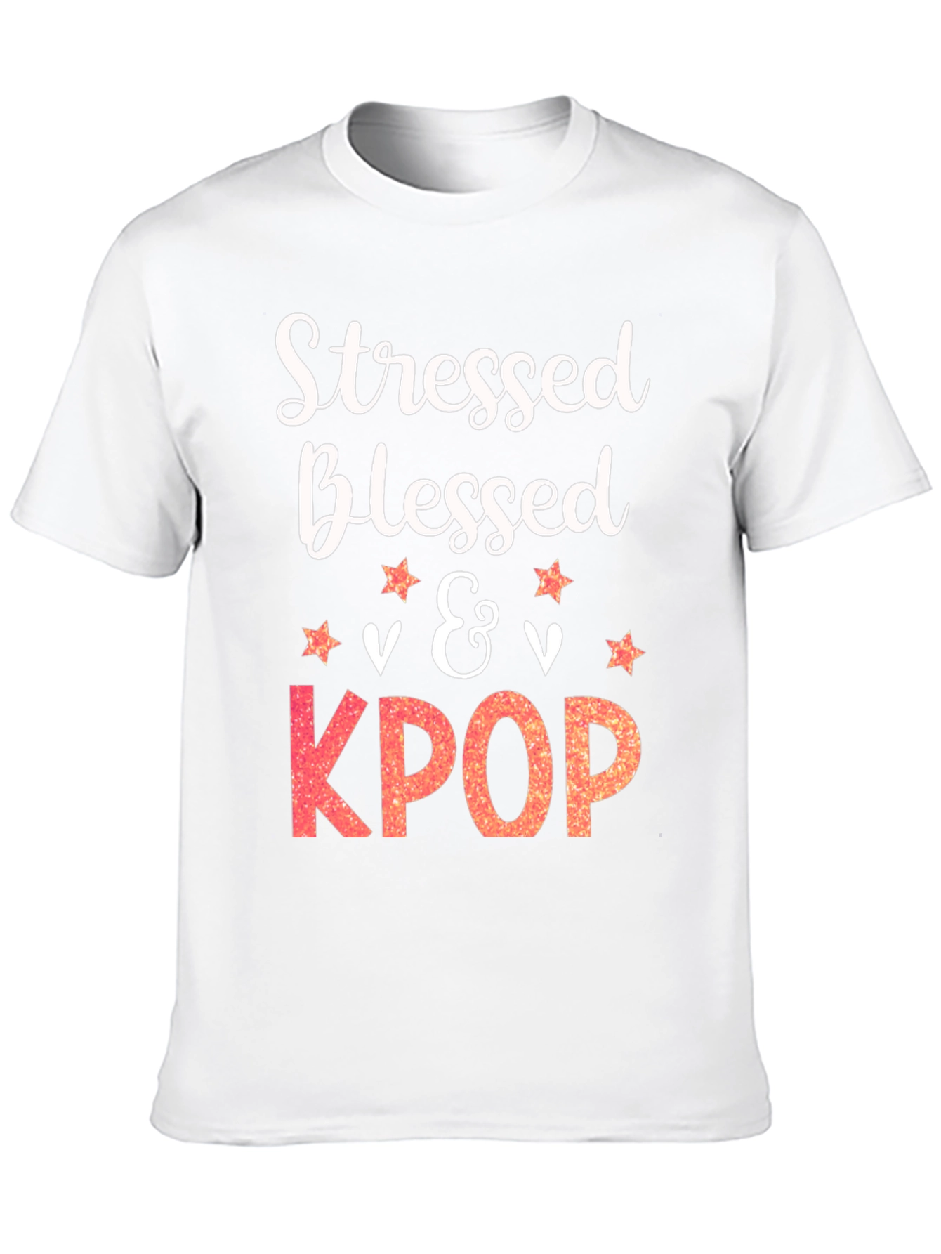 Stressed Blessed & KPOP T-Shirt