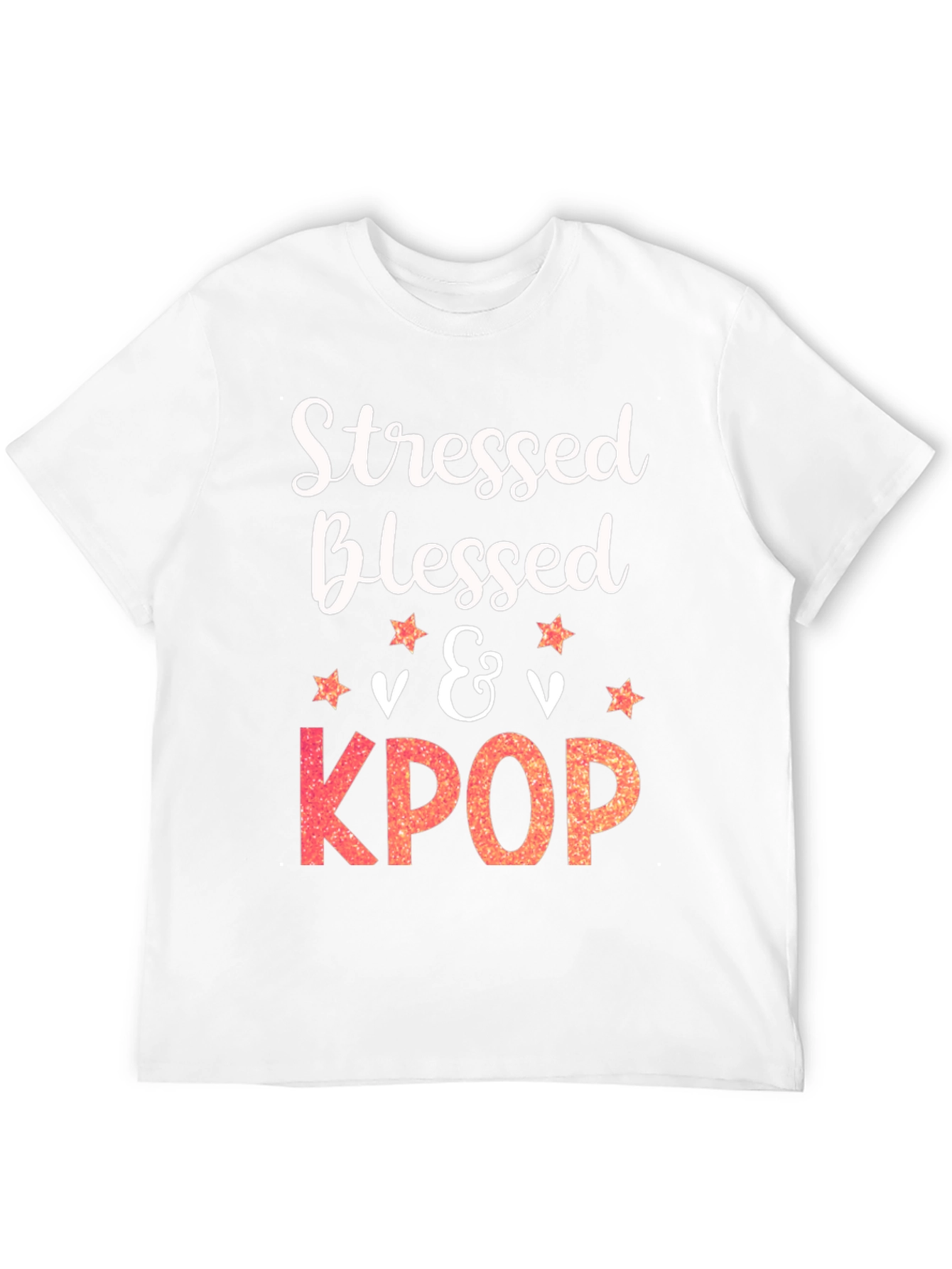Stressed Blessed & KPOP T-Shirt