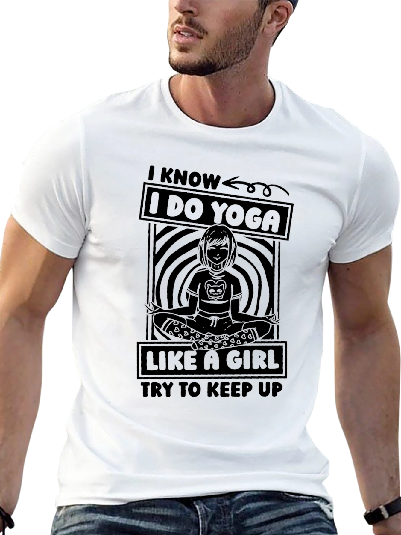 I Know I Do Yoga Like a Girl T-Shirt