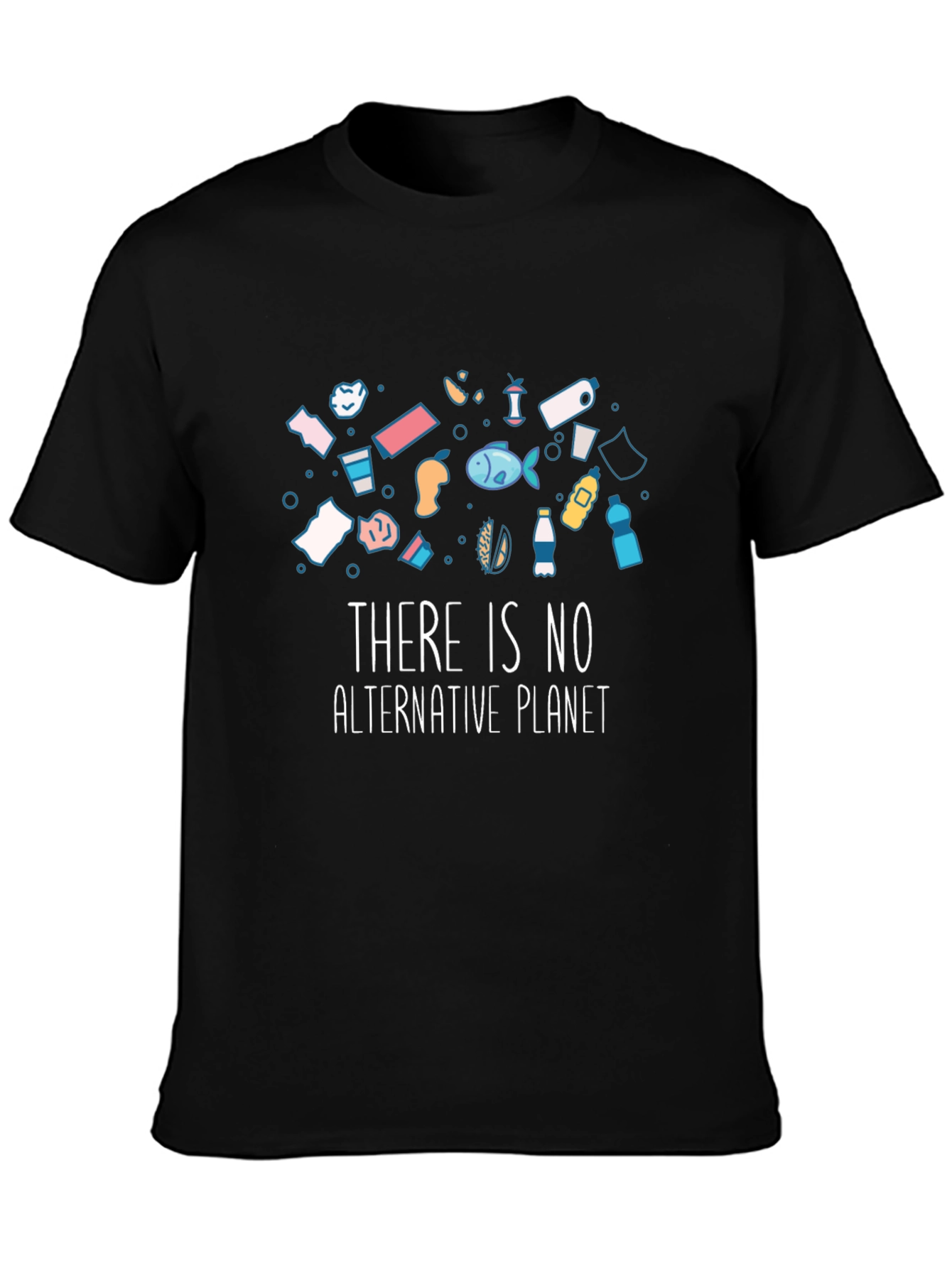 Eco-Friendly There Is No Alternative Planet Graphic Tee