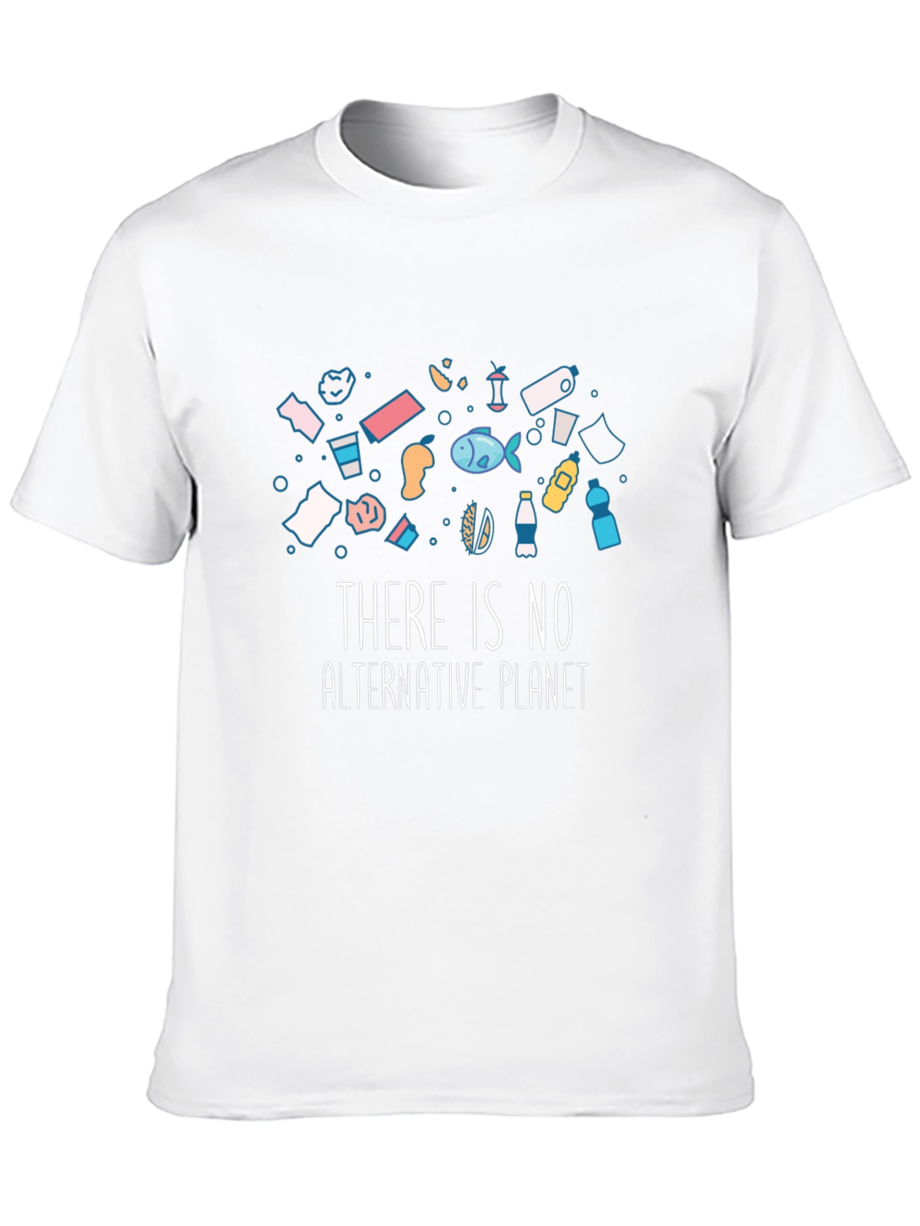Eco-Friendly There Is No Alternative Planet Graphic Tee