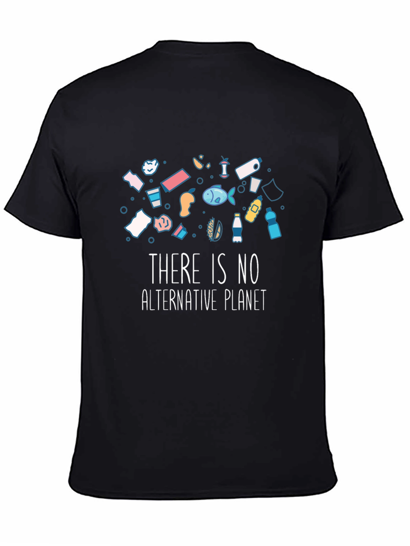 Eco-Friendly There Is No Alternative Planet Graphic Tee