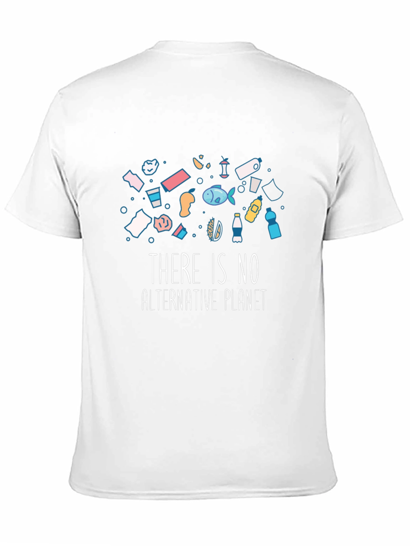 Eco-Friendly There Is No Alternative Planet Graphic Tee