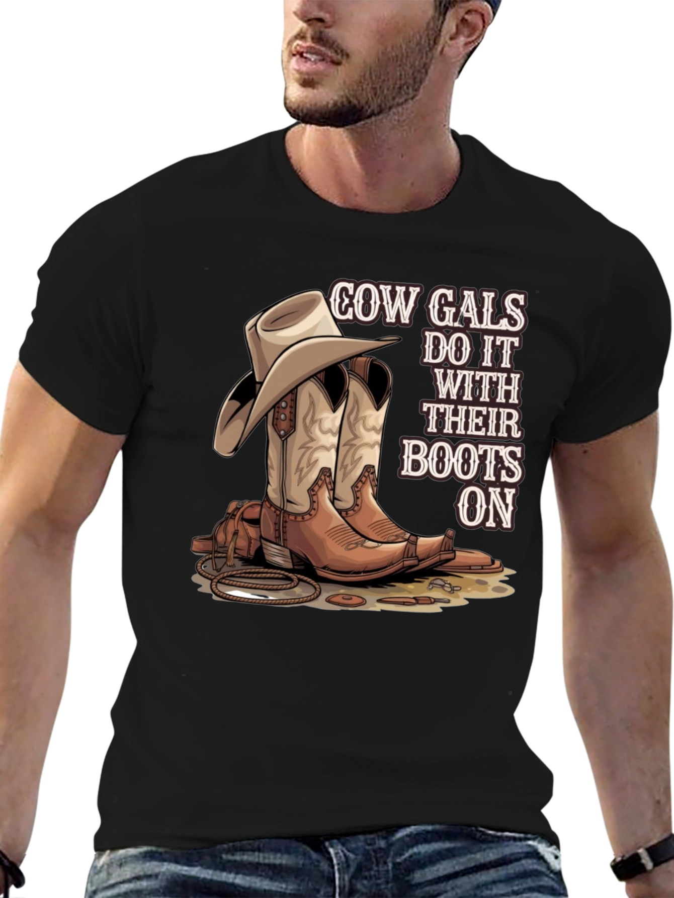 Cow Gals Boots Graphic Tee