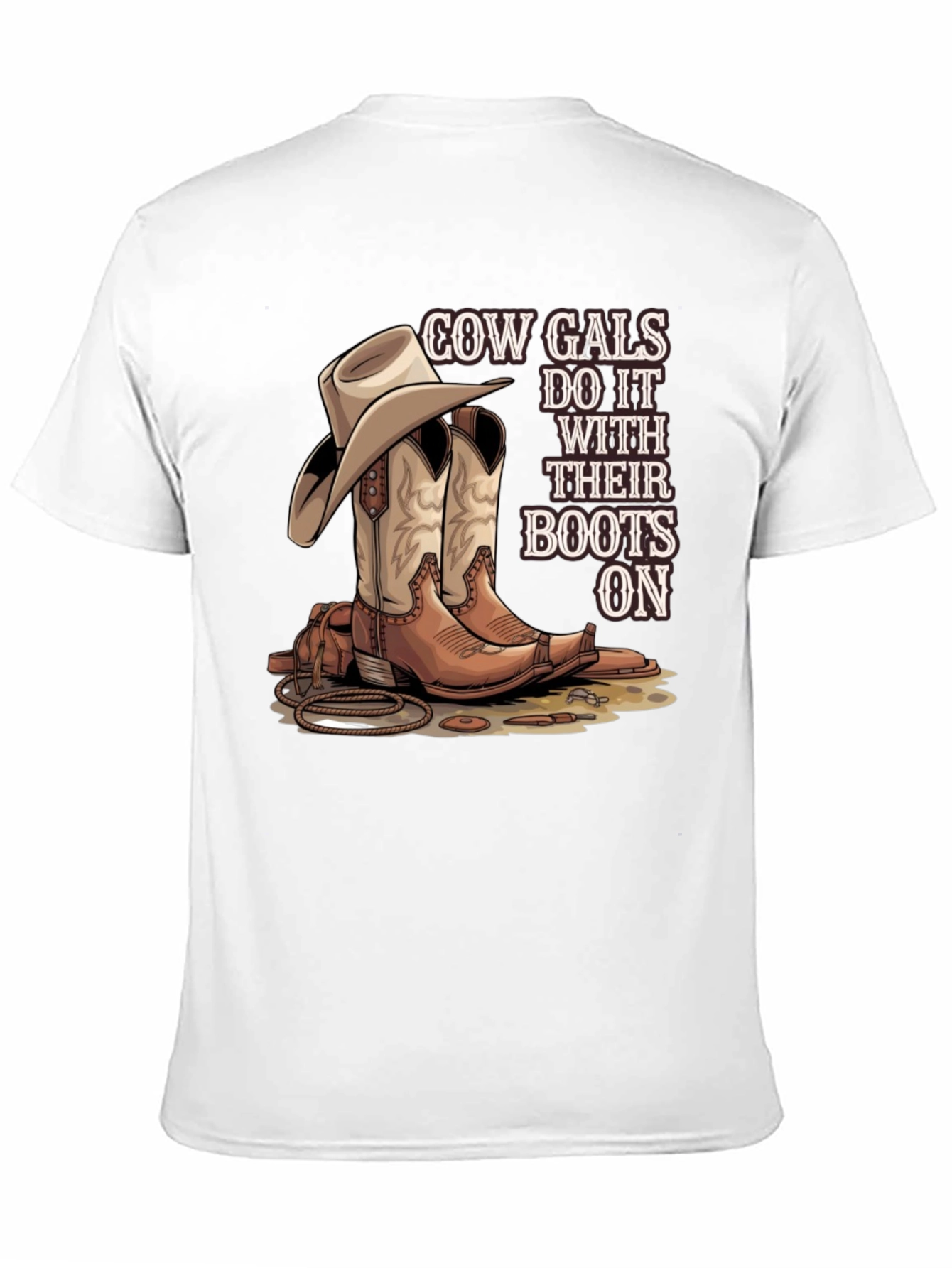 Cow Gals Boots Graphic Tee