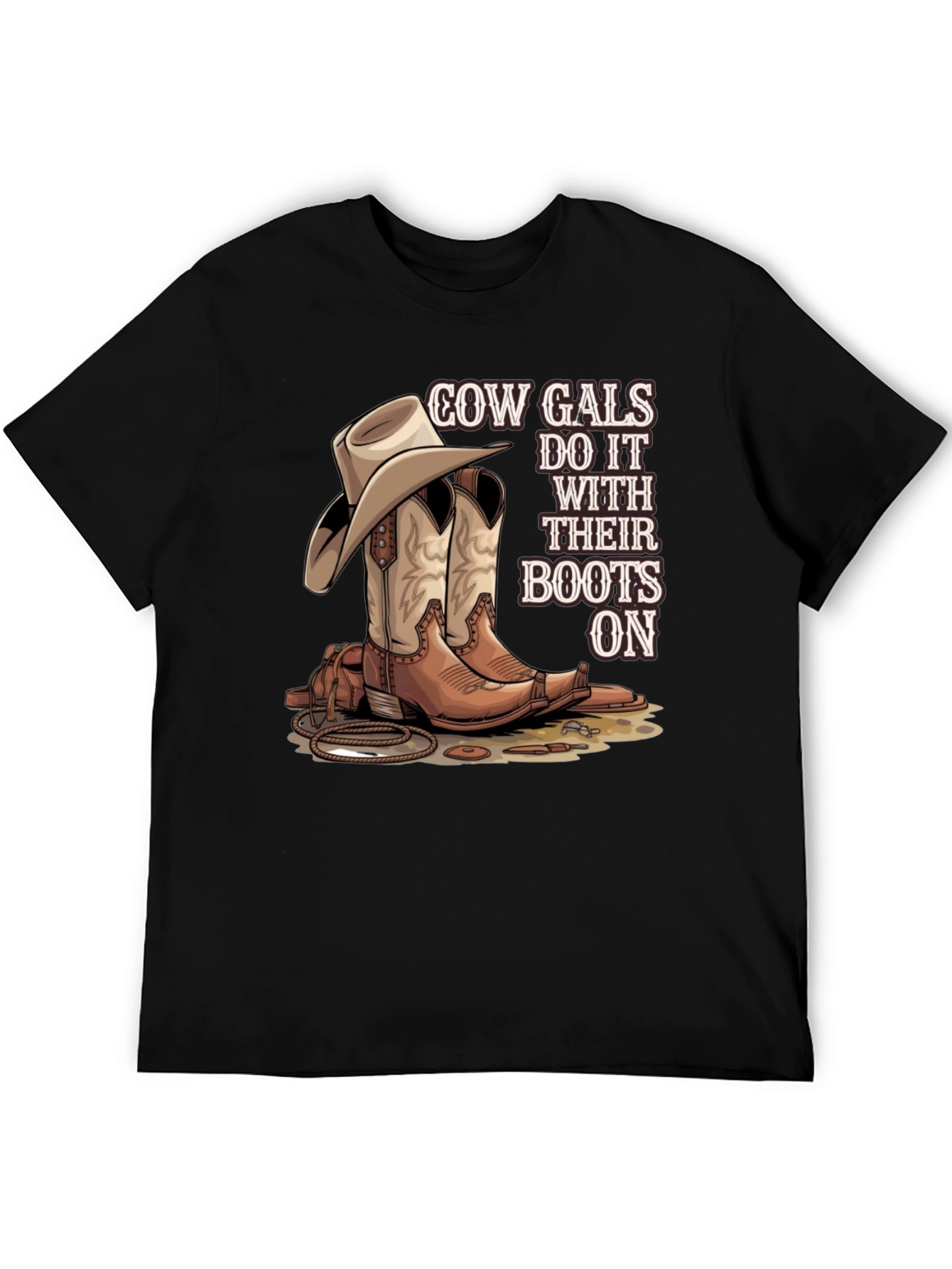 Cow Gals Boots Graphic Tee