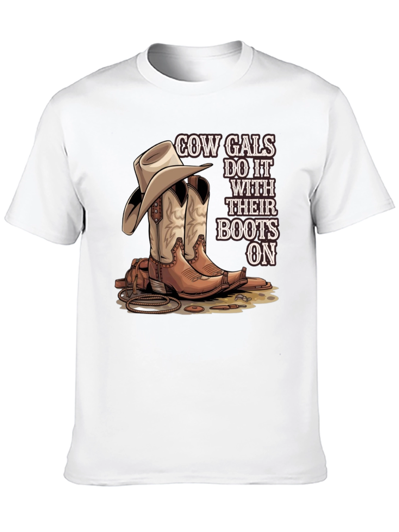 Cow Gals Boots Graphic Tee